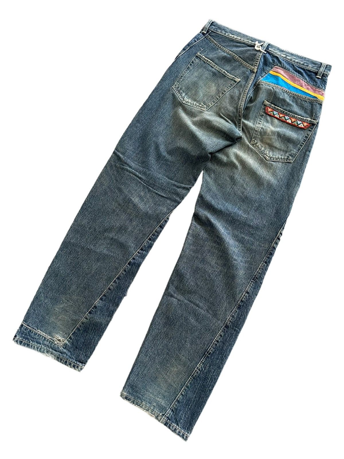 BAL 2000's archive Balance Co. reworked denim style Size US 30 / EU 46 - 4 Thumbnail