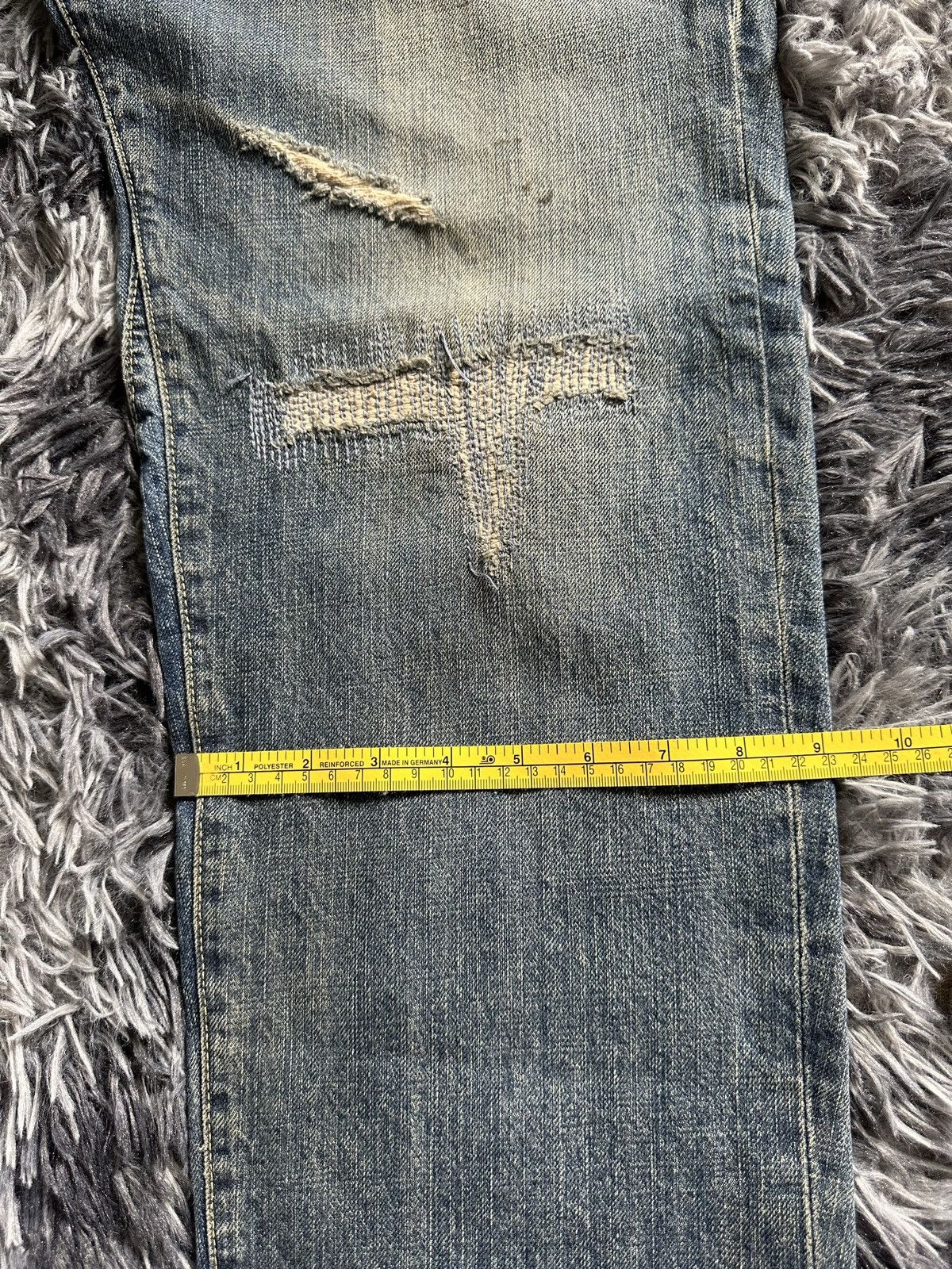 BAL 2000's archive Balance Co. reworked denim style Size US 30 / EU 46 - 17 Thumbnail