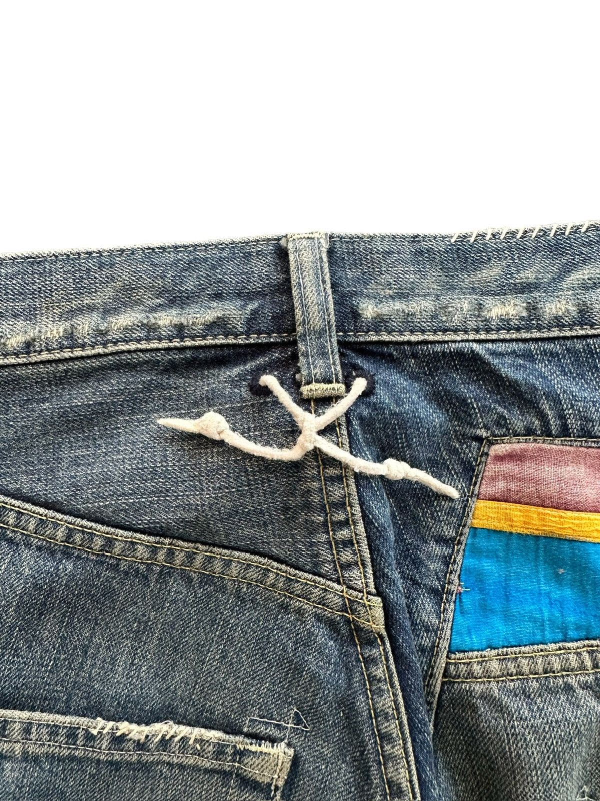 BAL 2000's archive Balance Co. reworked denim style Size US 30 / EU 46 - 9 Thumbnail