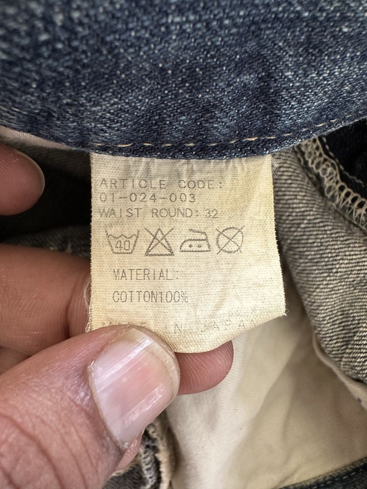 BAL 2000's archive Balance Co. reworked denim style Size US 30 / EU 46 - 20 Thumbnail