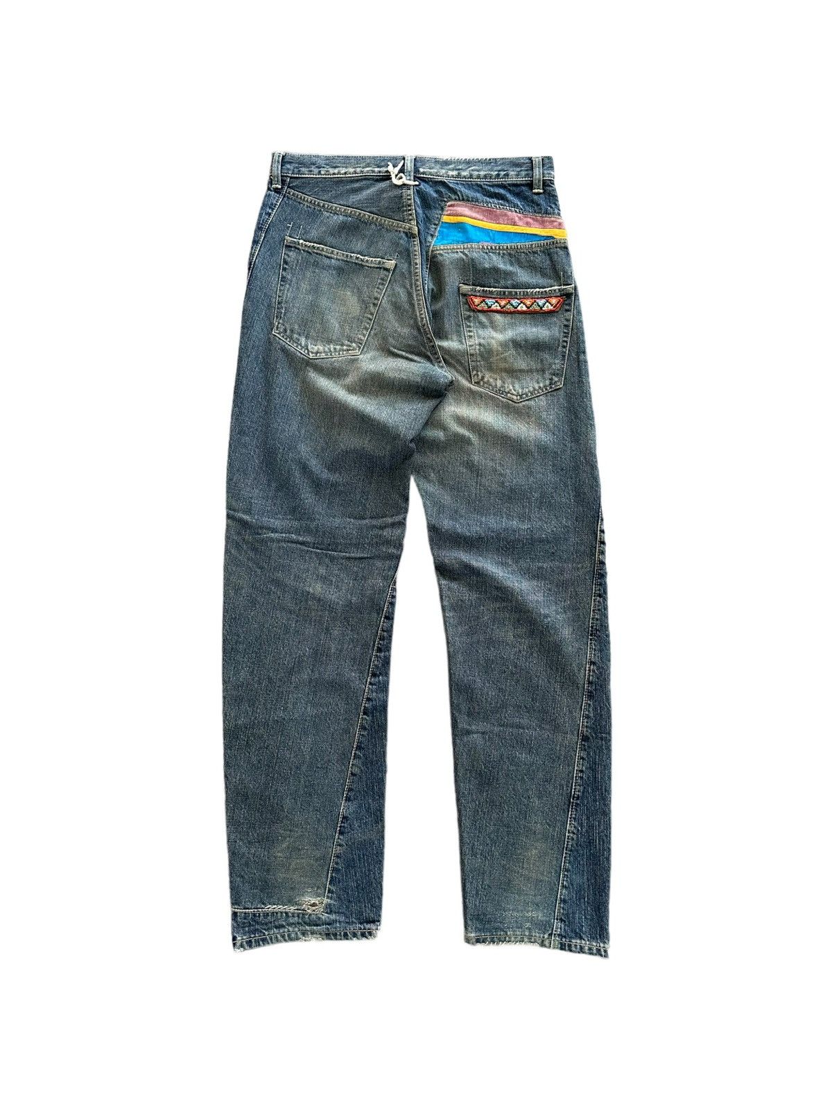 BAL 2000's archive Balance Co. reworked denim style Size US 30 / EU 46 - 3 Thumbnail