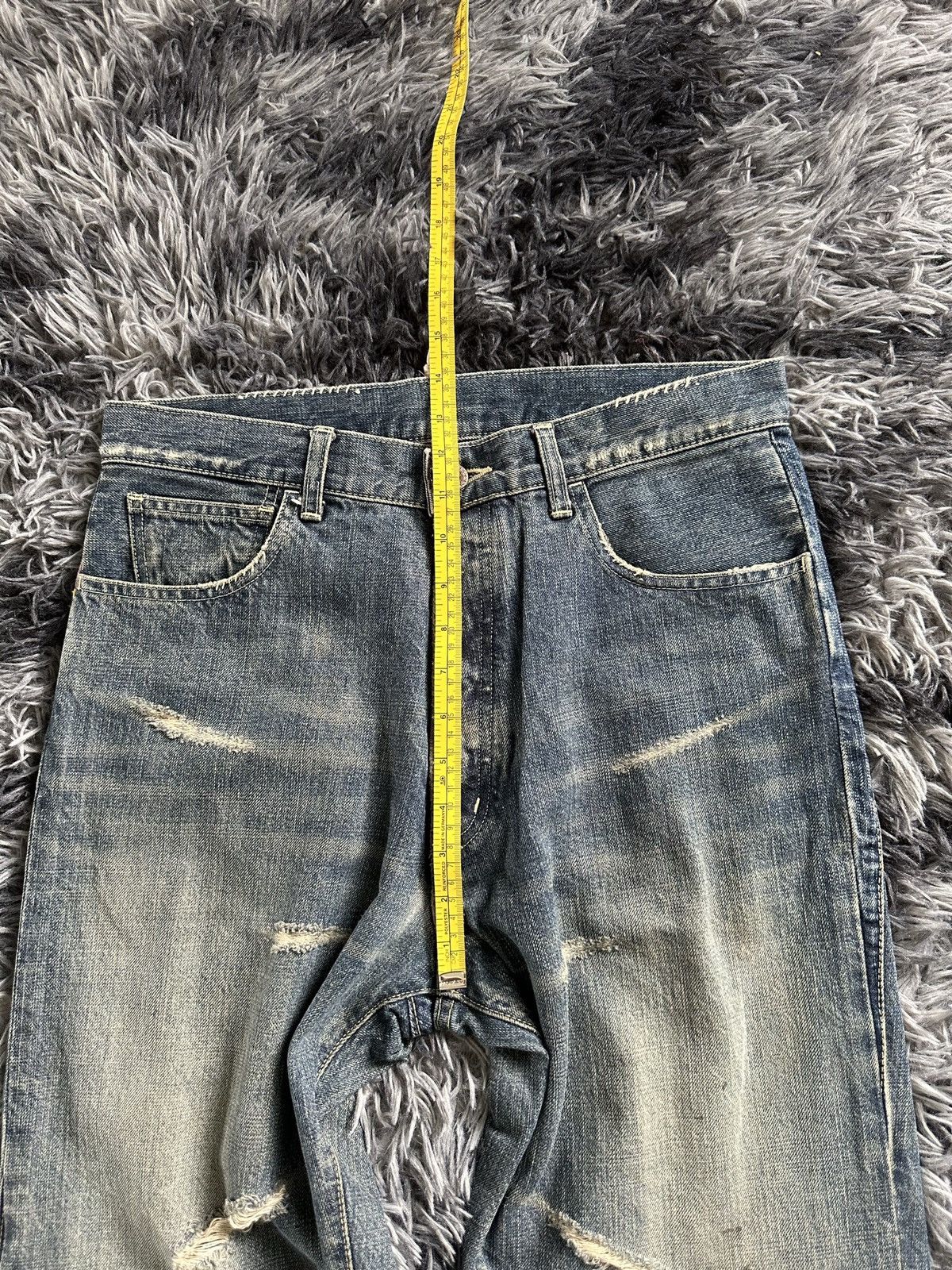 BAL 2000's archive Balance Co. reworked denim style Size US 30 / EU 46 - 15 Thumbnail