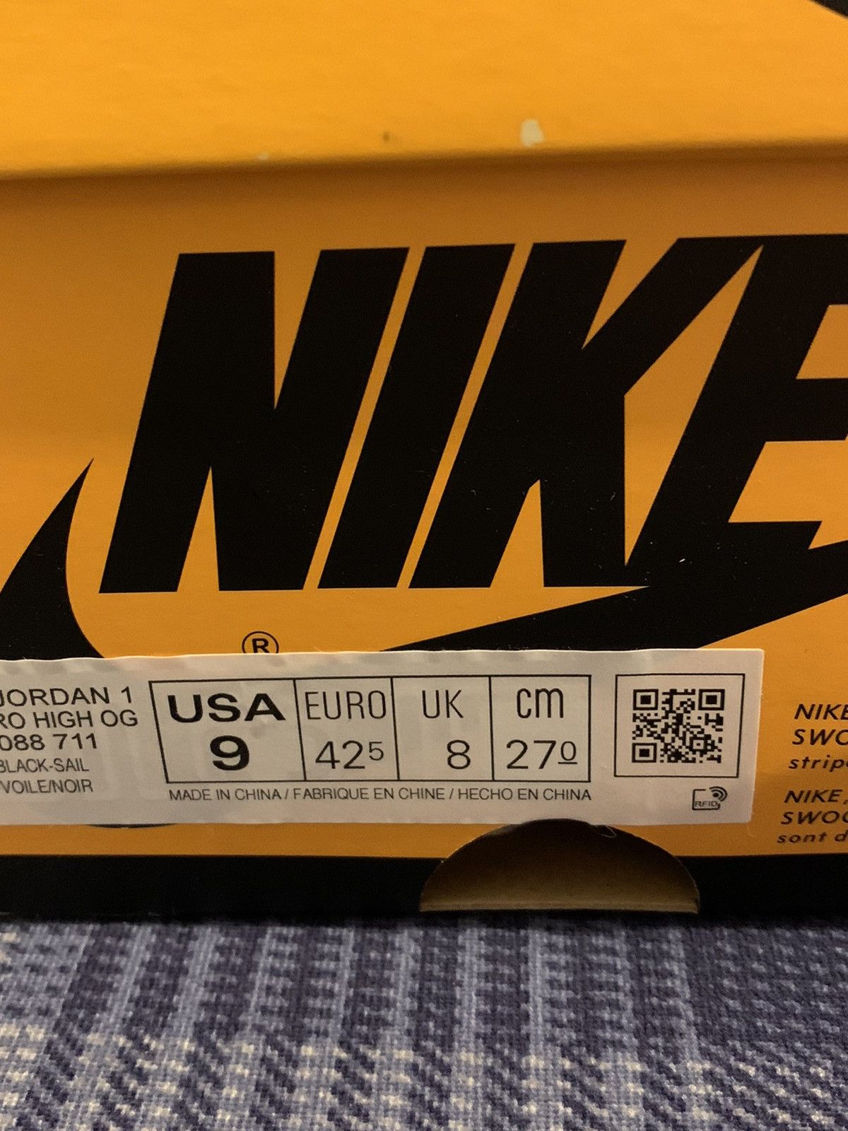 Jordan Brand Air Jordan 1 “Taxi” Size 9 Size US 9 / EU 42 - 5 Thumbnail