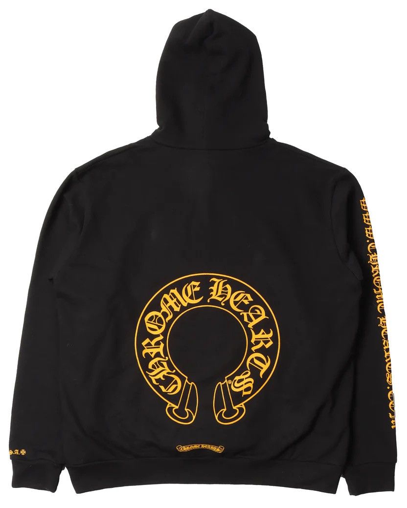 Chrome Hearts Chrome Hearts Horse Shoe Hoodie “Yellow” SIZE LARGE Size US L / EU 52-54 / 3 - 2 Thumbnail