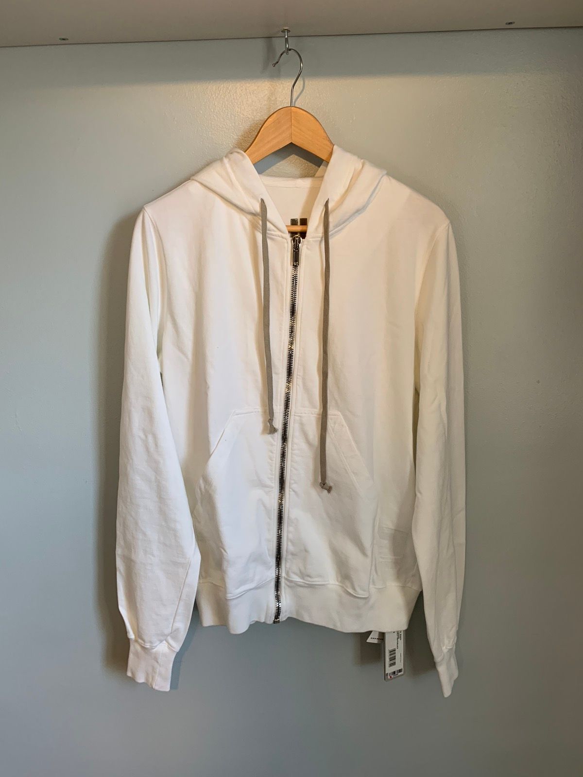 Pre-owned Rick Owens Drkshdw Ss20 Graphic Jason Hoodie In White
