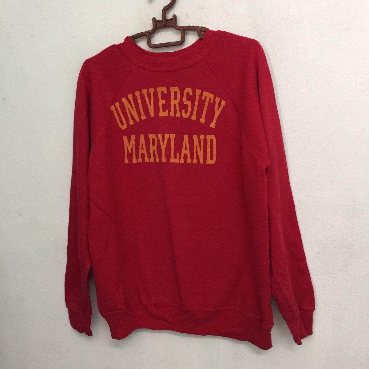 Hanes Vtg 90’s Hanes University Maryland Sweatshirt Big Logo Size US L / EU 52-54 / 3 - 3 Thumbnail