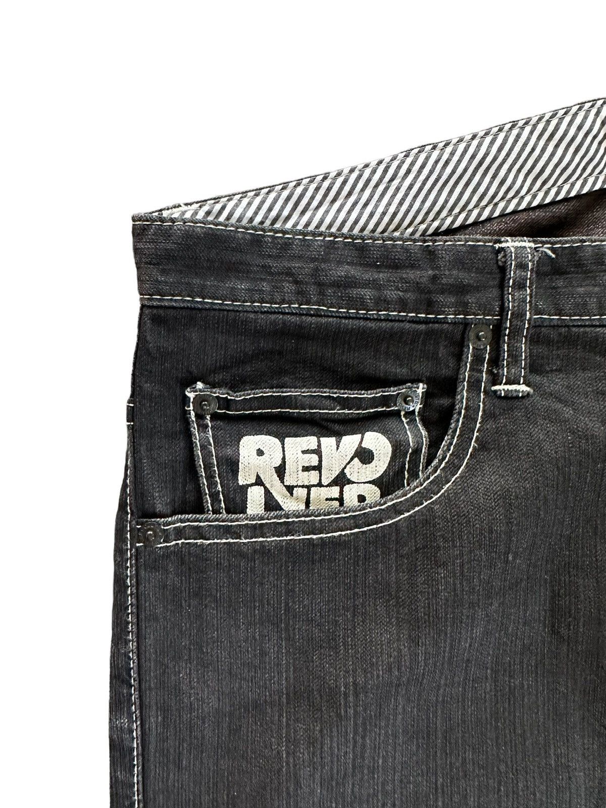GOODENOUGH × Hiroshi Fujiwara × MasterPiece [ 34 x 42 ] 2000s Revolver “ Stories” black denim pant Size US 34 / EU 50 - 5 Thumbnail