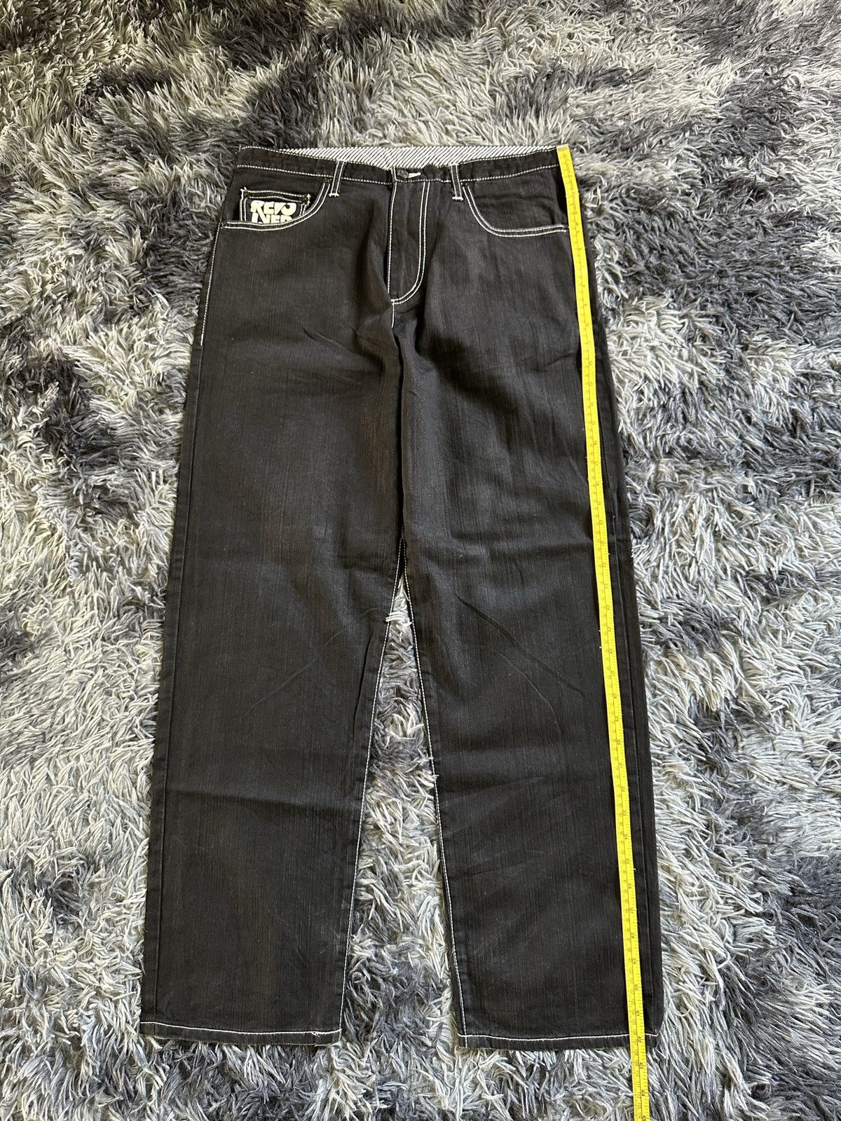 GOODENOUGH × Hiroshi Fujiwara × MasterPiece [ 34 x 42 ] 2000s Revolver “ Stories” black denim pant Size US 34 / EU 50 - 14 Thumbnail