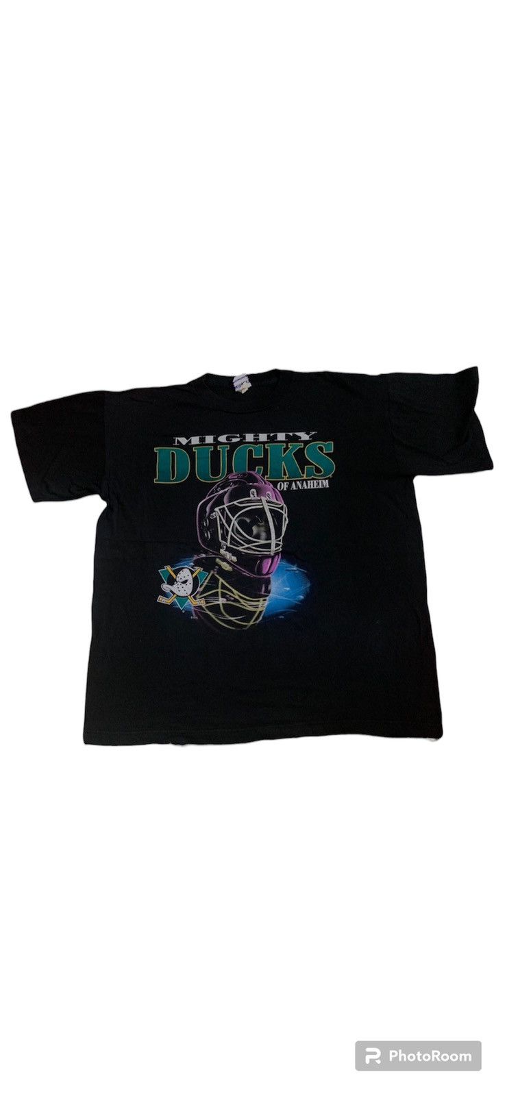 NHL VINTAGE NHL MIGHTY DUCKS T SHIRT RARE DESIGN Size US XL / EU 56 / 4 - 1 Thumbnail