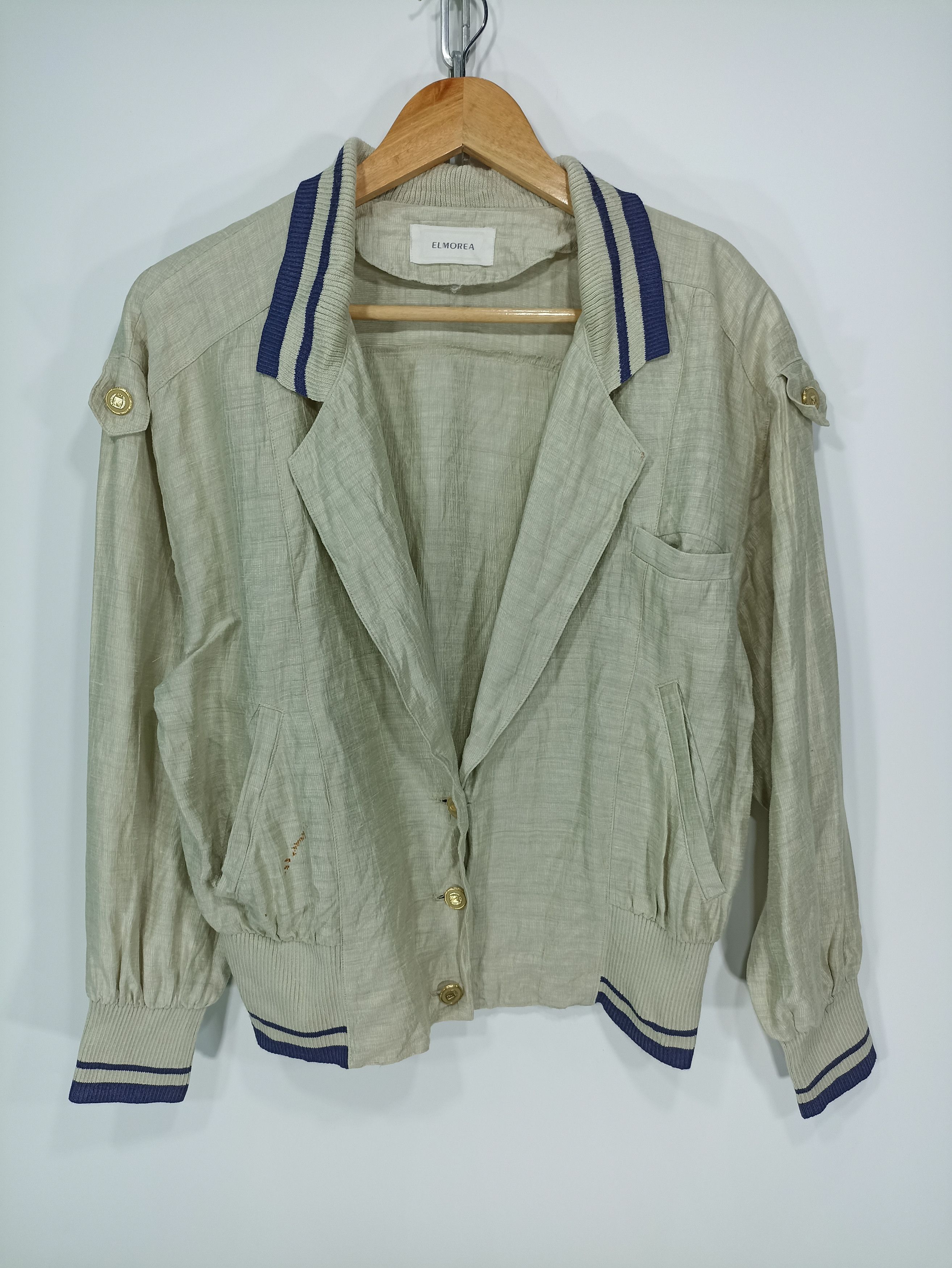 Japanese Brand × Vintage Vintage Elmorea light Cardigan jacket Size US M / EU 48-50 / 2 - 1 Thumbnail