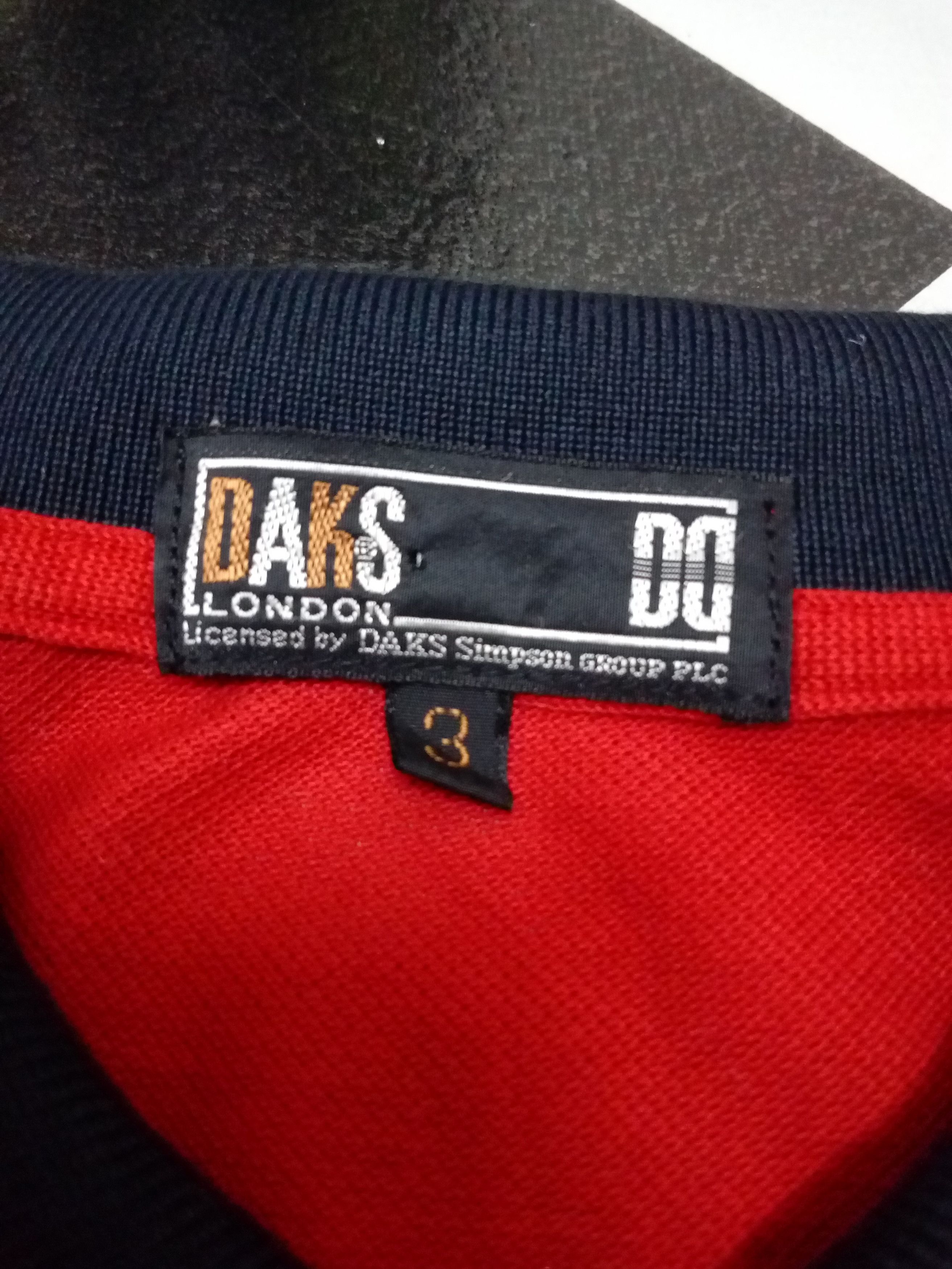 DAKS VINTAGE DAKS LONDON DAKS-GOLF POLO SHIRT JAPANESE Size US M / EU 48-50 / 2 - 8 Thumbnail