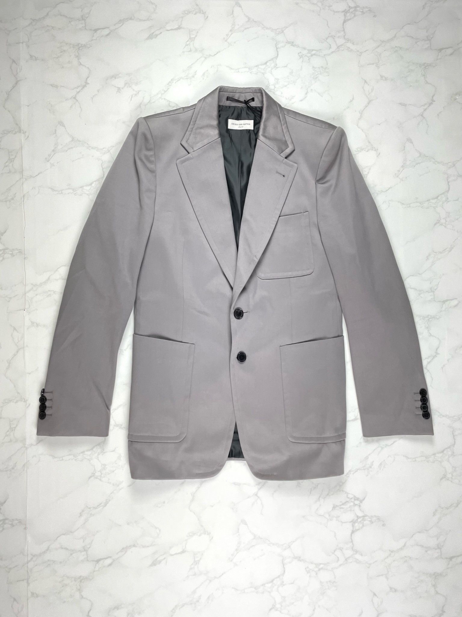 Dries Van Noten Dries Van Noten Grey Blazer Light Jacket Size US M / EU 48-50 / 2 - 1 Thumbnail