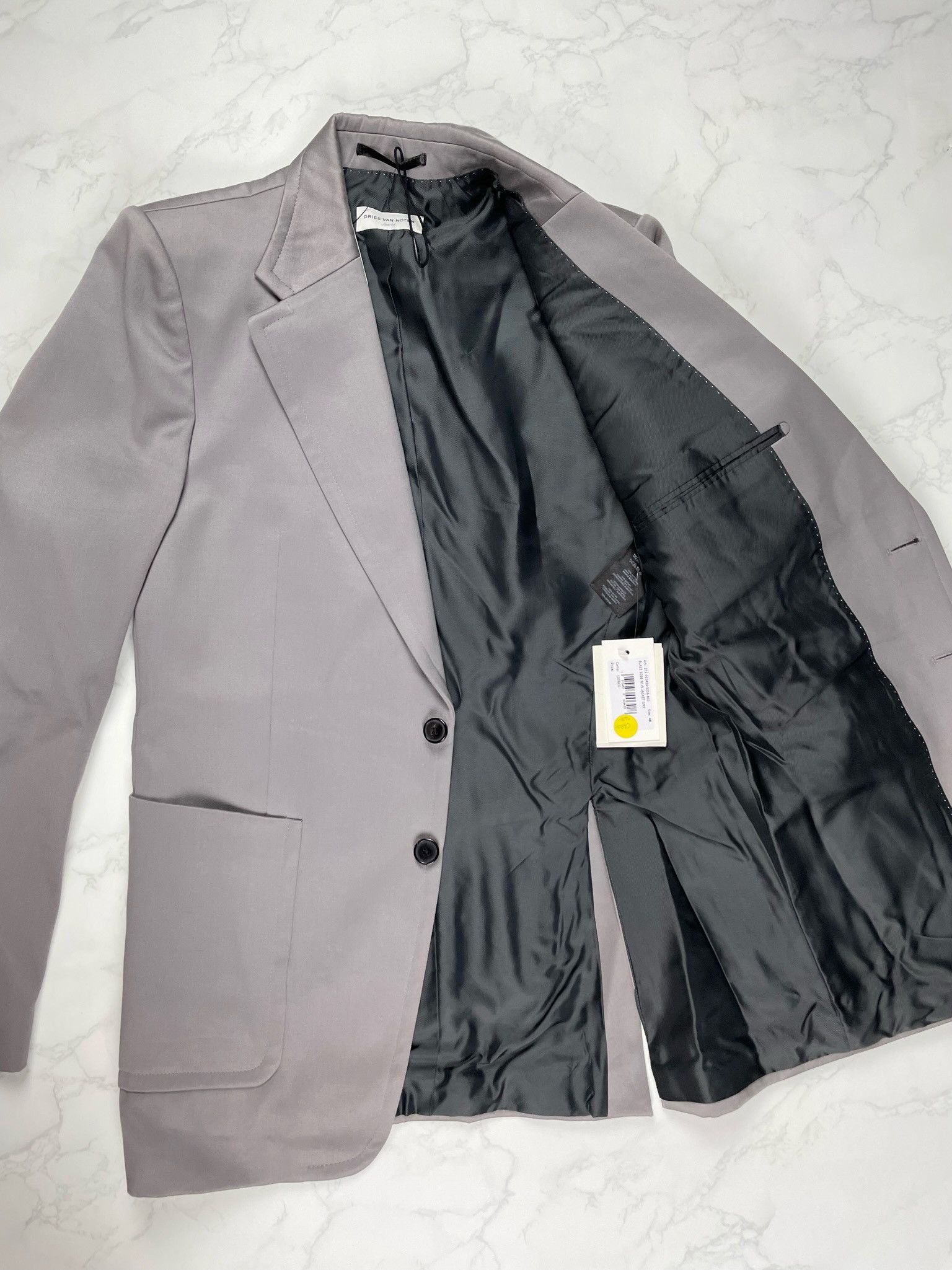 Dries Van Noten Dries Van Noten Grey Blazer Light Jacket Size US M / EU 48-50 / 2 - 8 Thumbnail