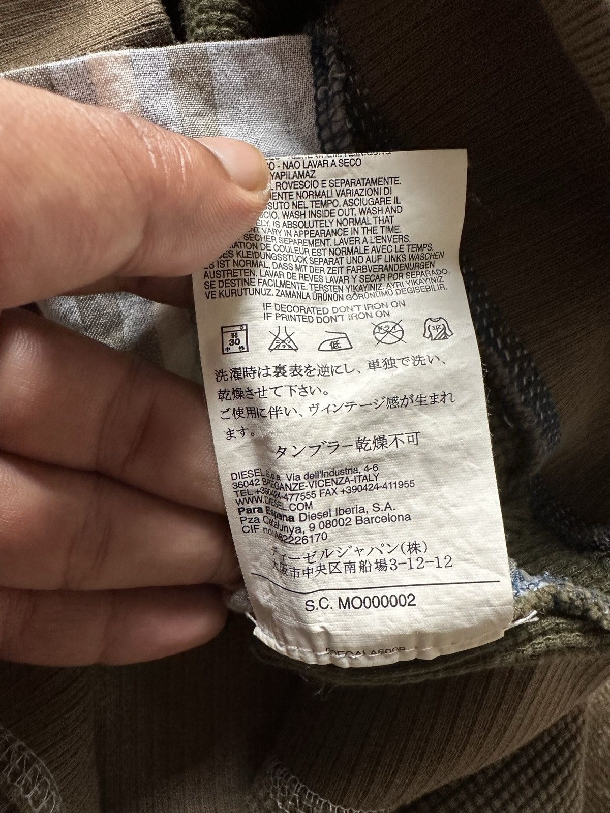Diesel Y2k Diesel waffle knit hoodie Size US M / EU 48-50 / 2 - 9 Thumbnail