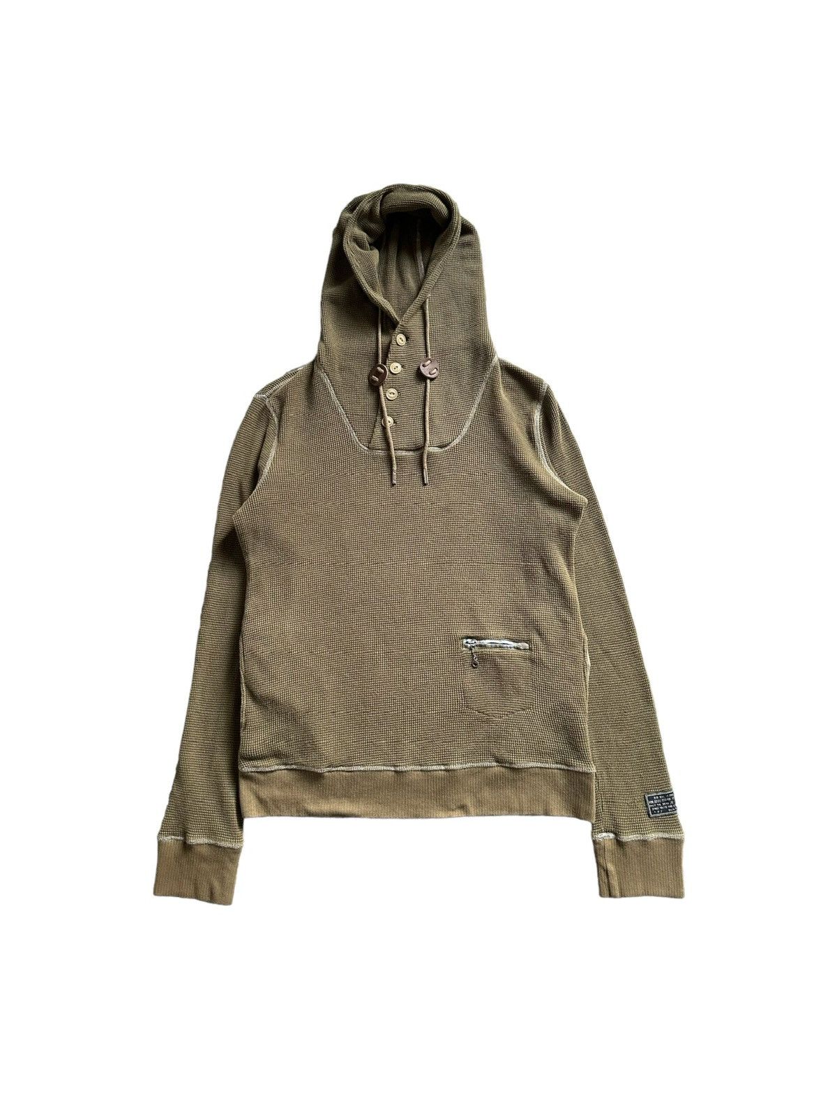 Diesel Y2k Diesel waffle knit hoodie Size US M / EU 48-50 / 2 - 2 Thumbnail