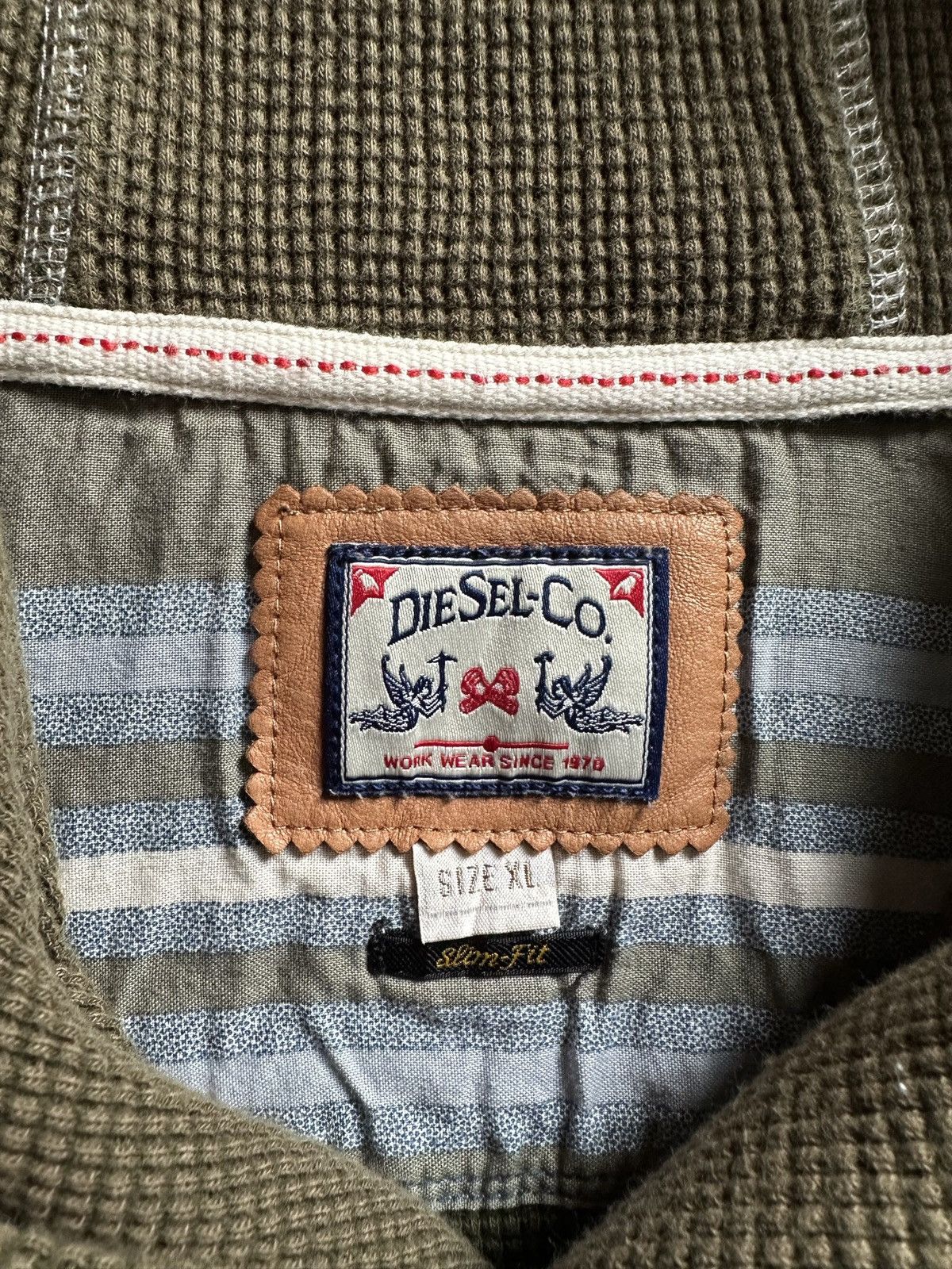 Diesel Y2k Diesel waffle knit hoodie Size US M / EU 48-50 / 2 - 7 Thumbnail