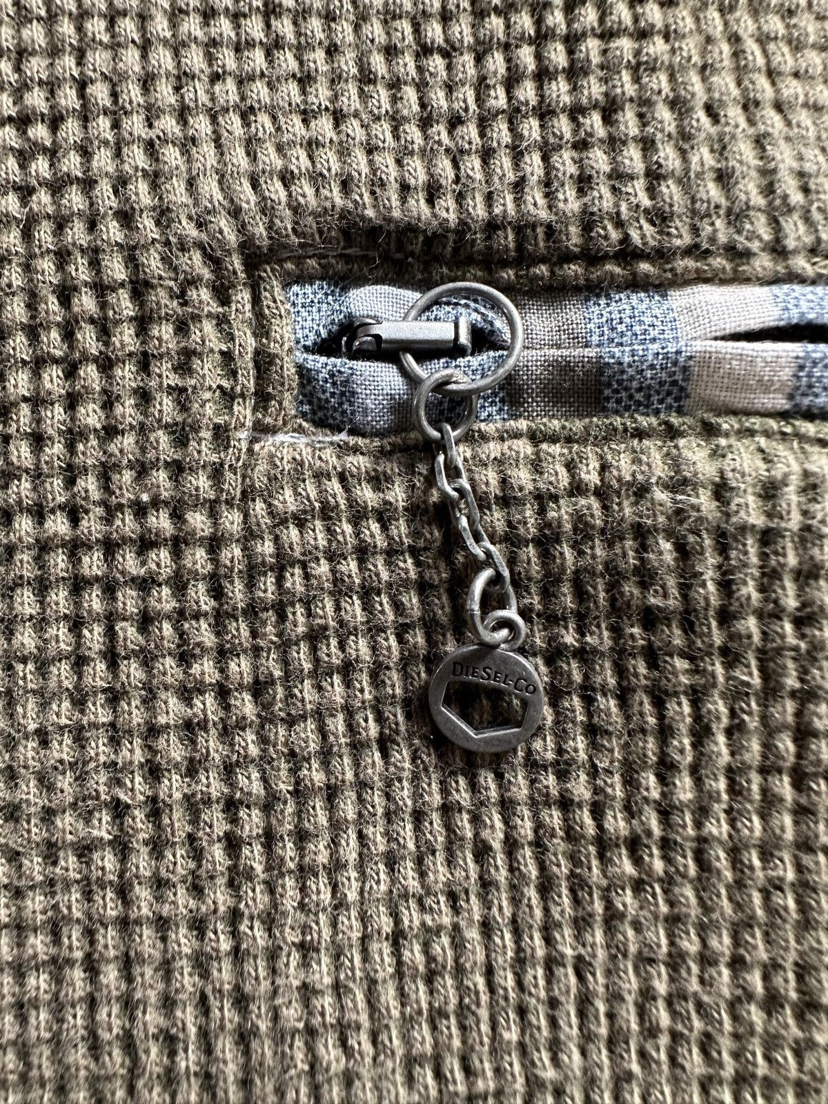 Diesel Y2k Diesel waffle knit hoodie Size US M / EU 48-50 / 2 - 11 Thumbnail
