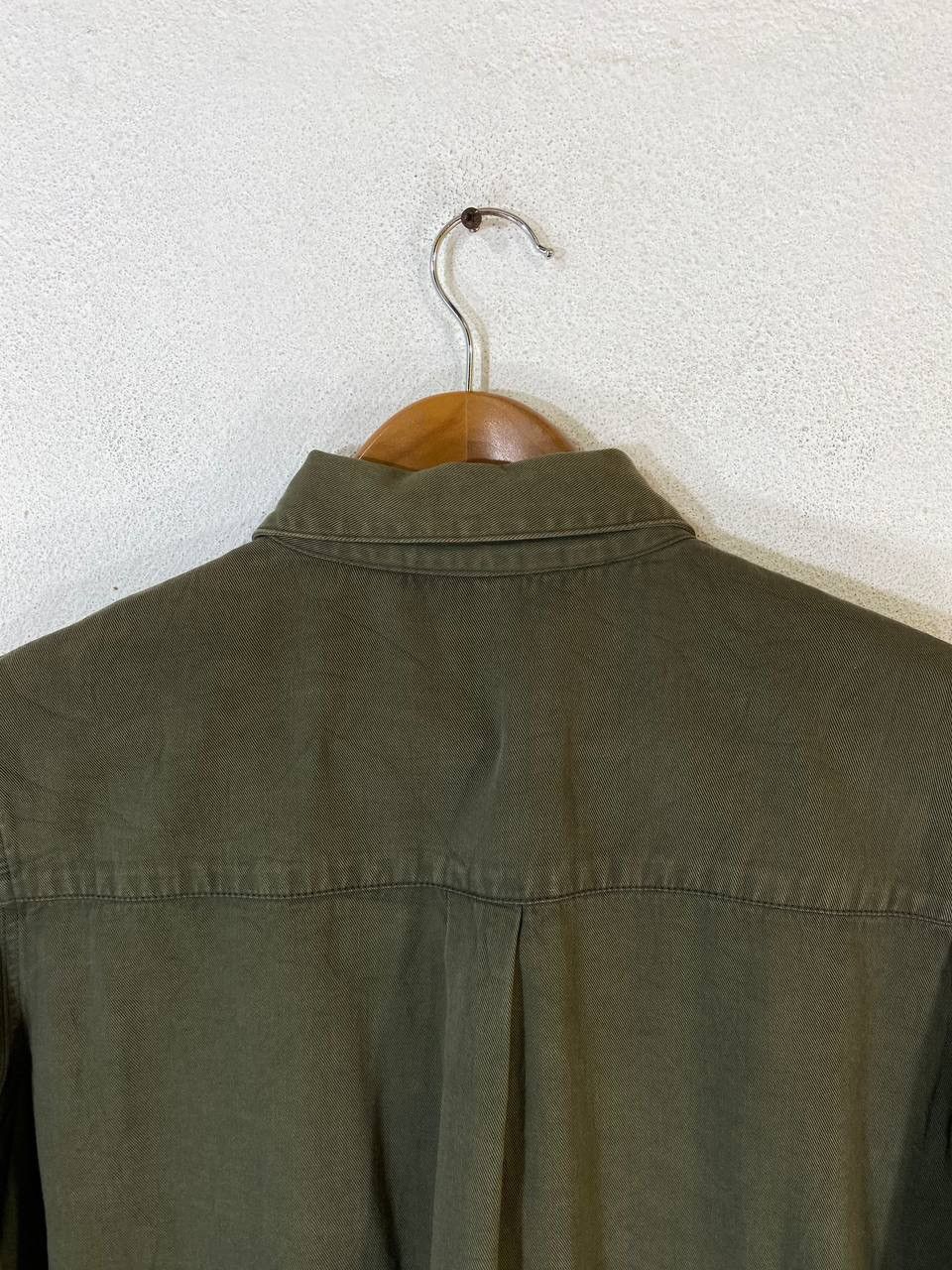 Zara Zara Basic Green Shirt Nice Design Size US M / EU 48-50 / 2 - 5 Thumbnail