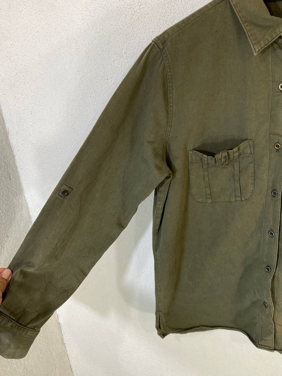 Zara Zara Basic Green Shirt Nice Design Size US M / EU 48-50 / 2 - 6 Thumbnail