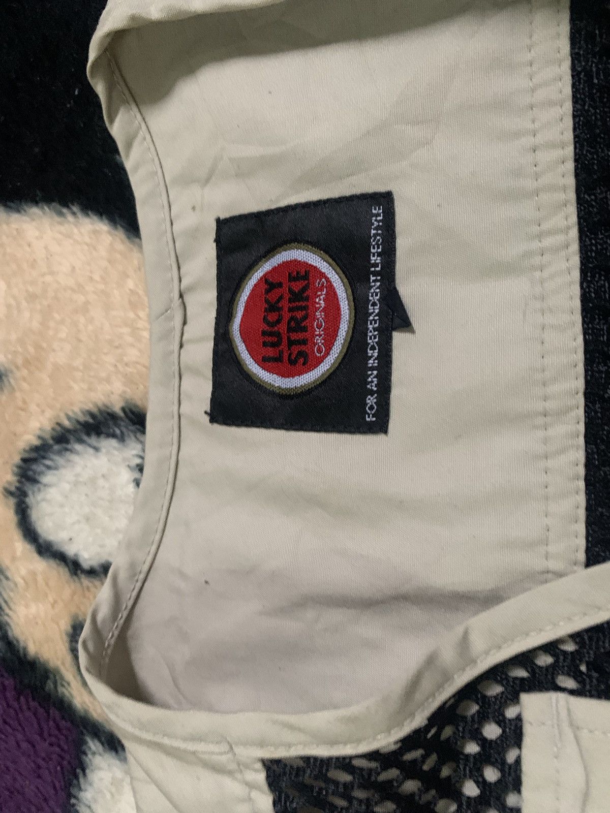 Japanese Brand × Lucky Brand LUCKY STRIKE MULTI POCKET MESH VEST Size US L / EU 52-54 / 3 - 5 Thumbnail