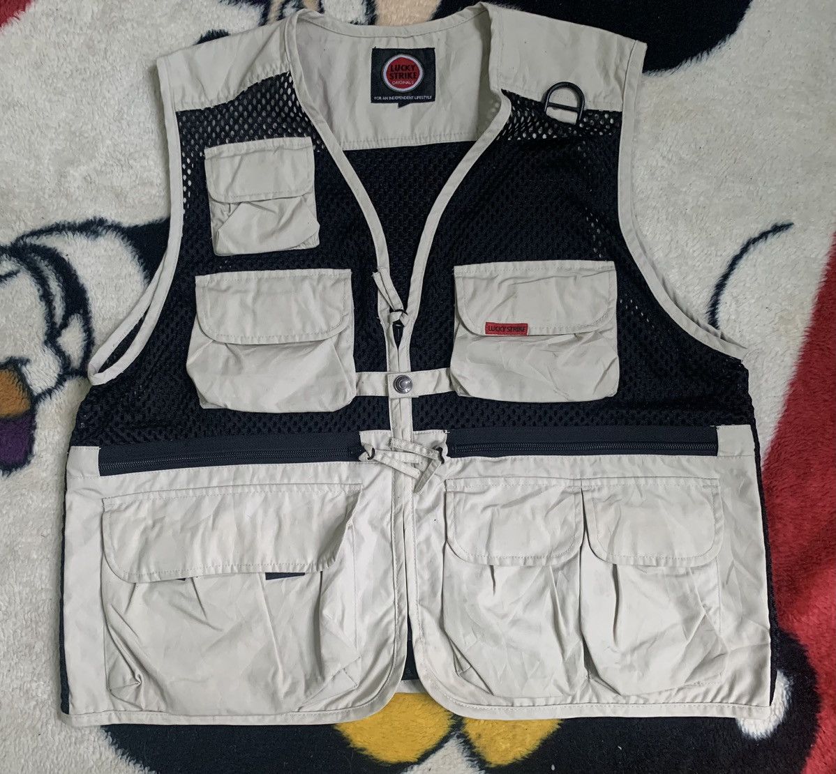 Japanese Brand × Lucky Brand LUCKY STRIKE MULTI POCKET MESH VEST Size US L / EU 52-54 / 3 - 2 Thumbnail