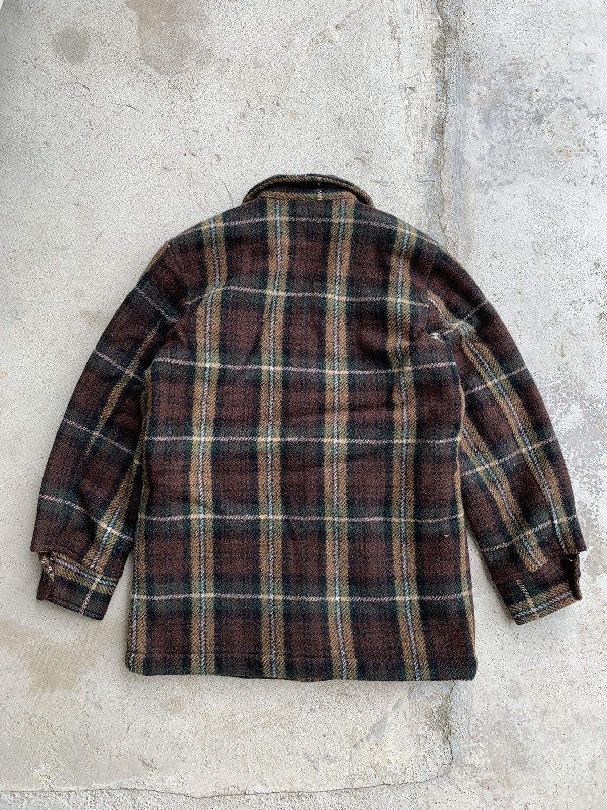 Japanese Brand Vintage Wool Flannel Jacket Size US M / EU 48-50 / 2 - 2 Thumbnail