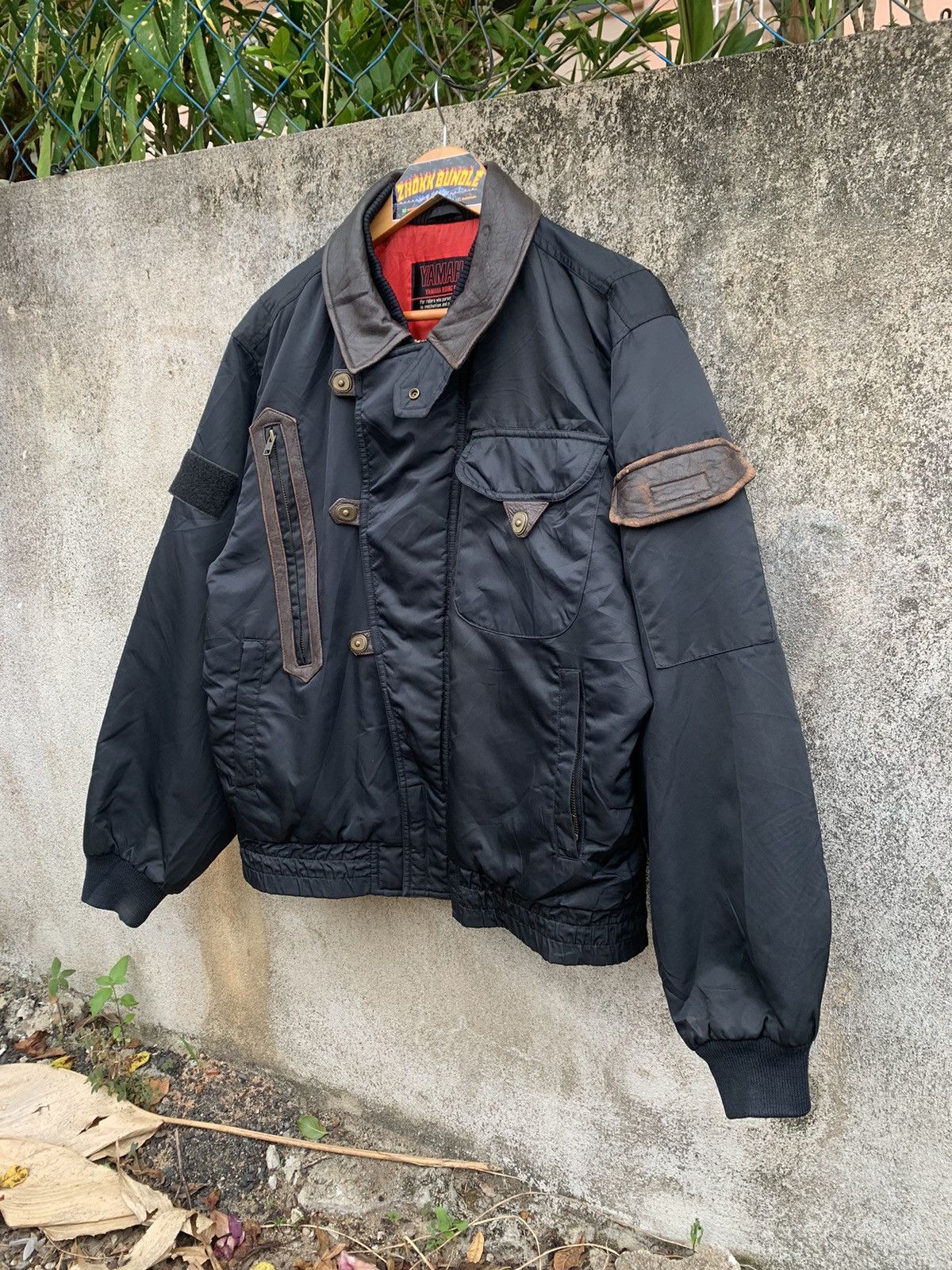 Japanese Brand × Yamaha Vintage 80s-90s Yamaha Riding / Bomber jacket Size US XL / EU 56 / 4 - 3 Thumbnail
