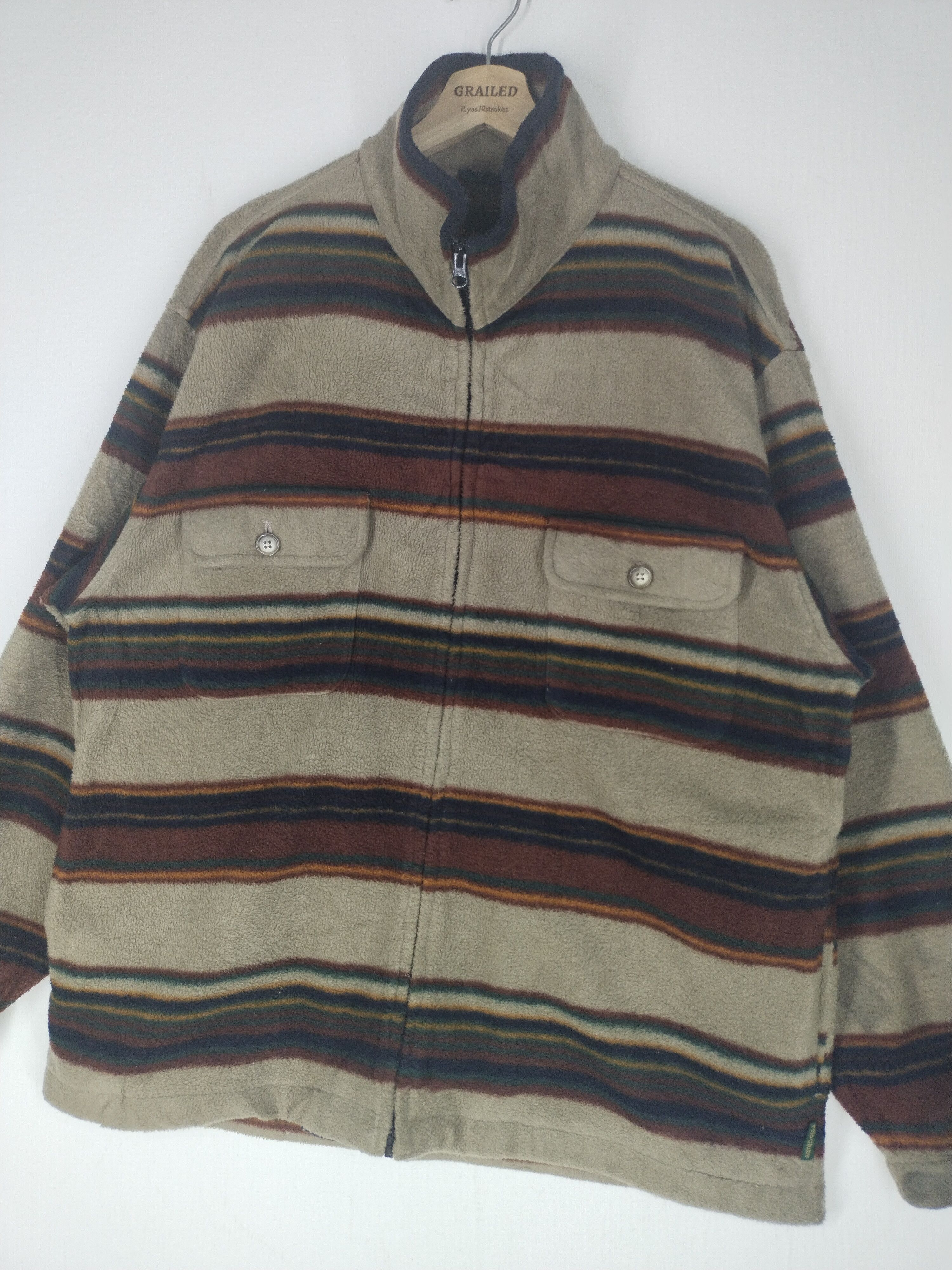 Polo Ralph Lauren VINTAGE POLO CLUB FLEECE ZIPPER JACKET Size US L / EU 52-54 / 3 - 3 Thumbnail