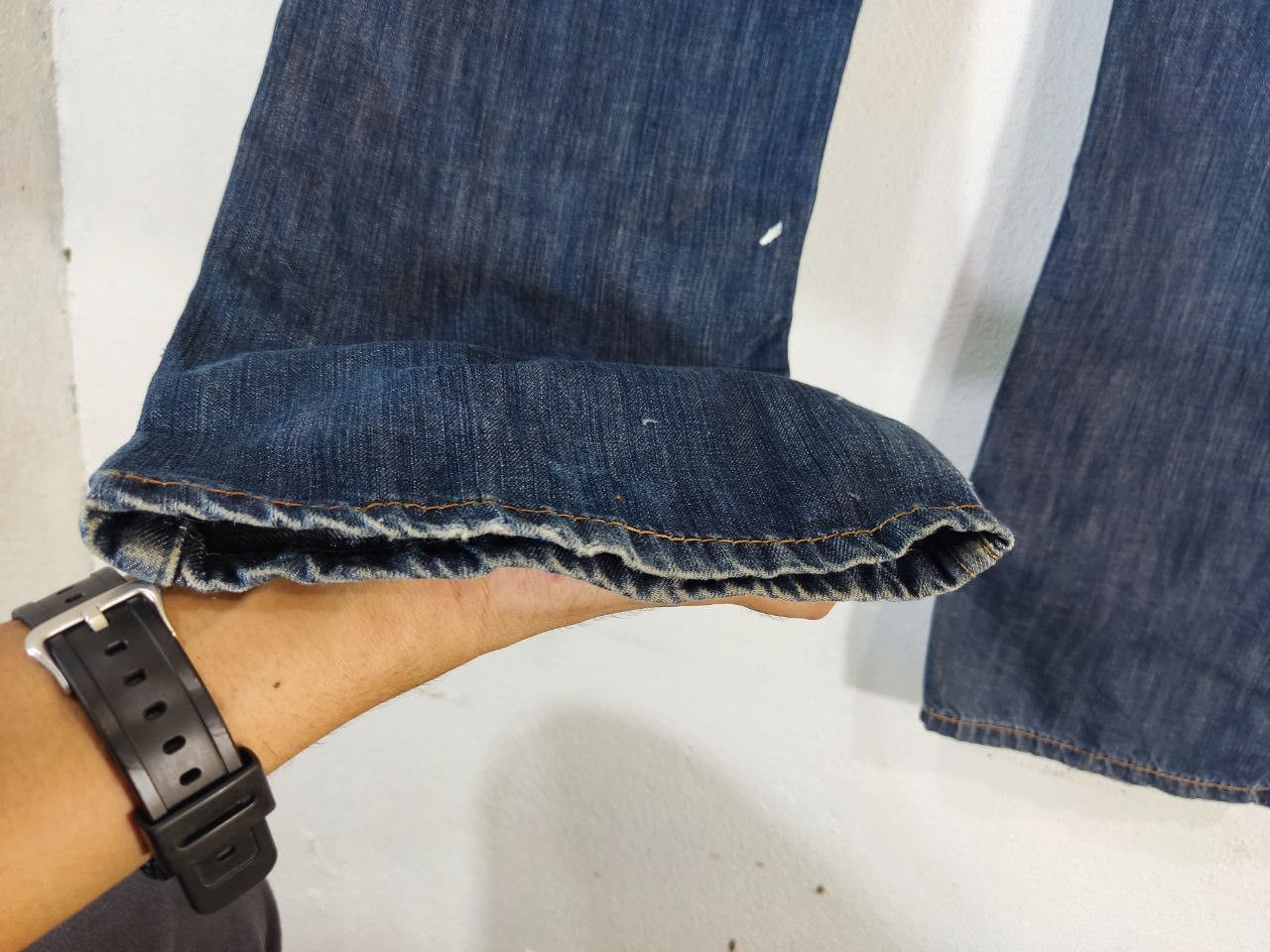 Levi's levis 514 slim straight faded distressed denim Size US 34 / EU 50 - 12 Thumbnail