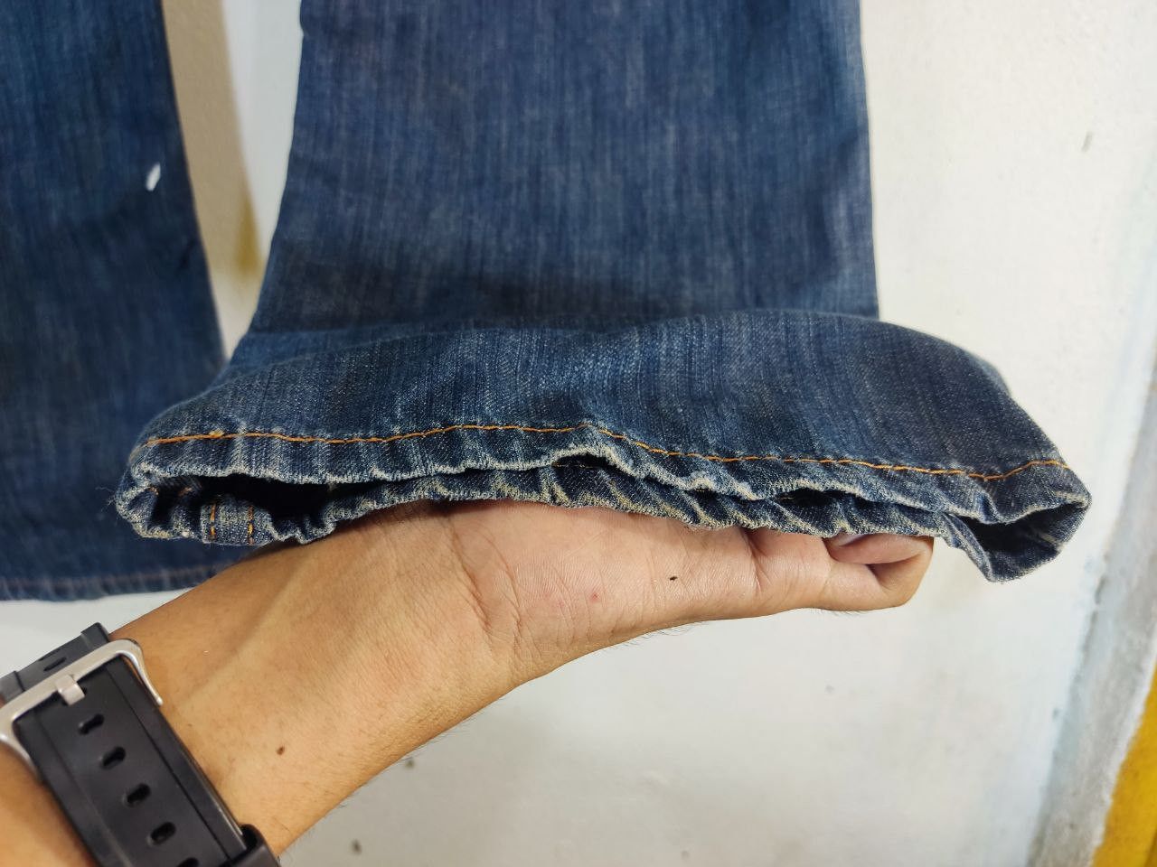 Levi's levis 514 slim straight faded distressed denim Size US 34 / EU 50 - 11 Thumbnail