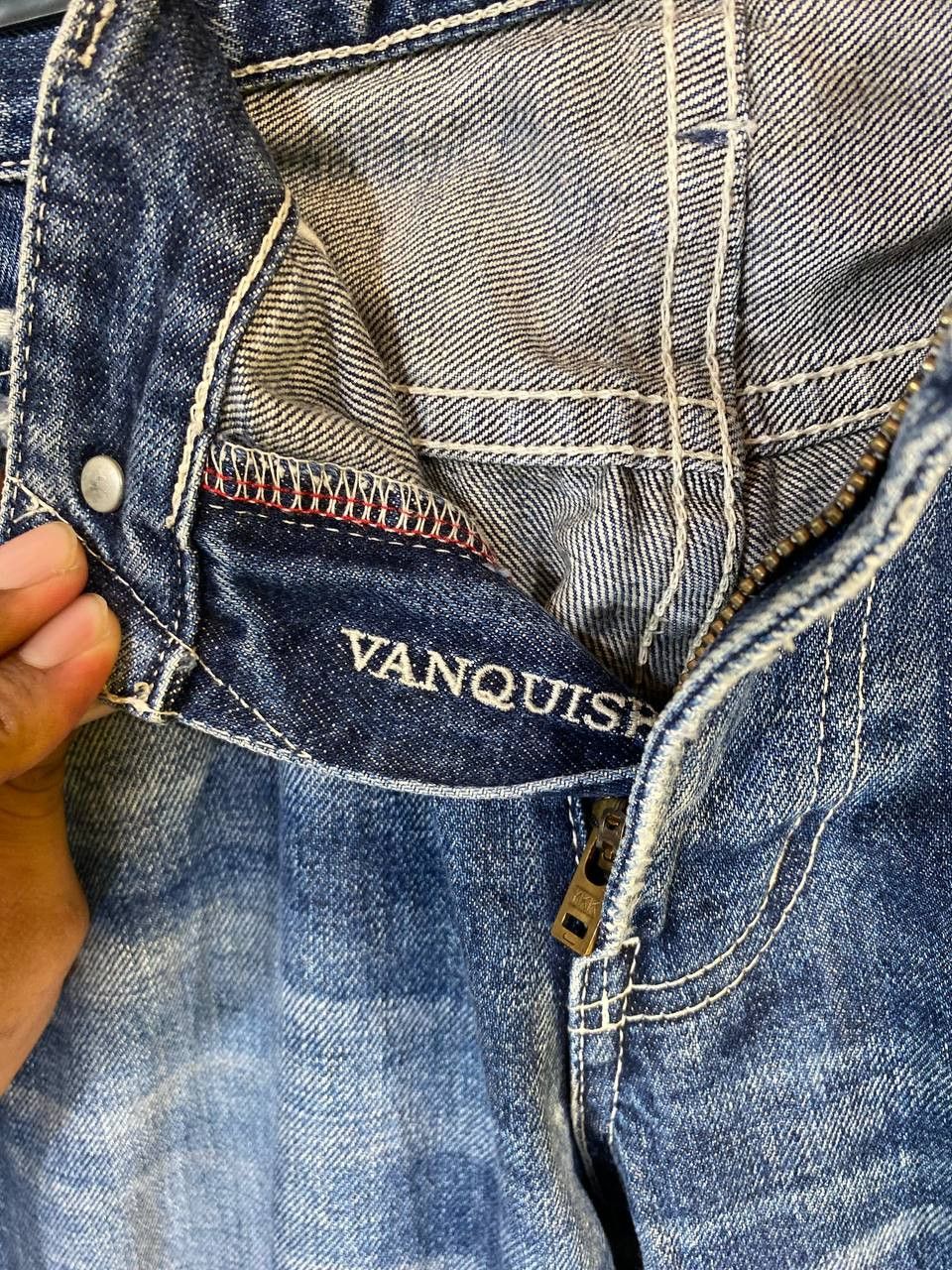 Vanquish vanquish japanese brands distressed denim Size US 32 / EU 48 - 14 Thumbnail
