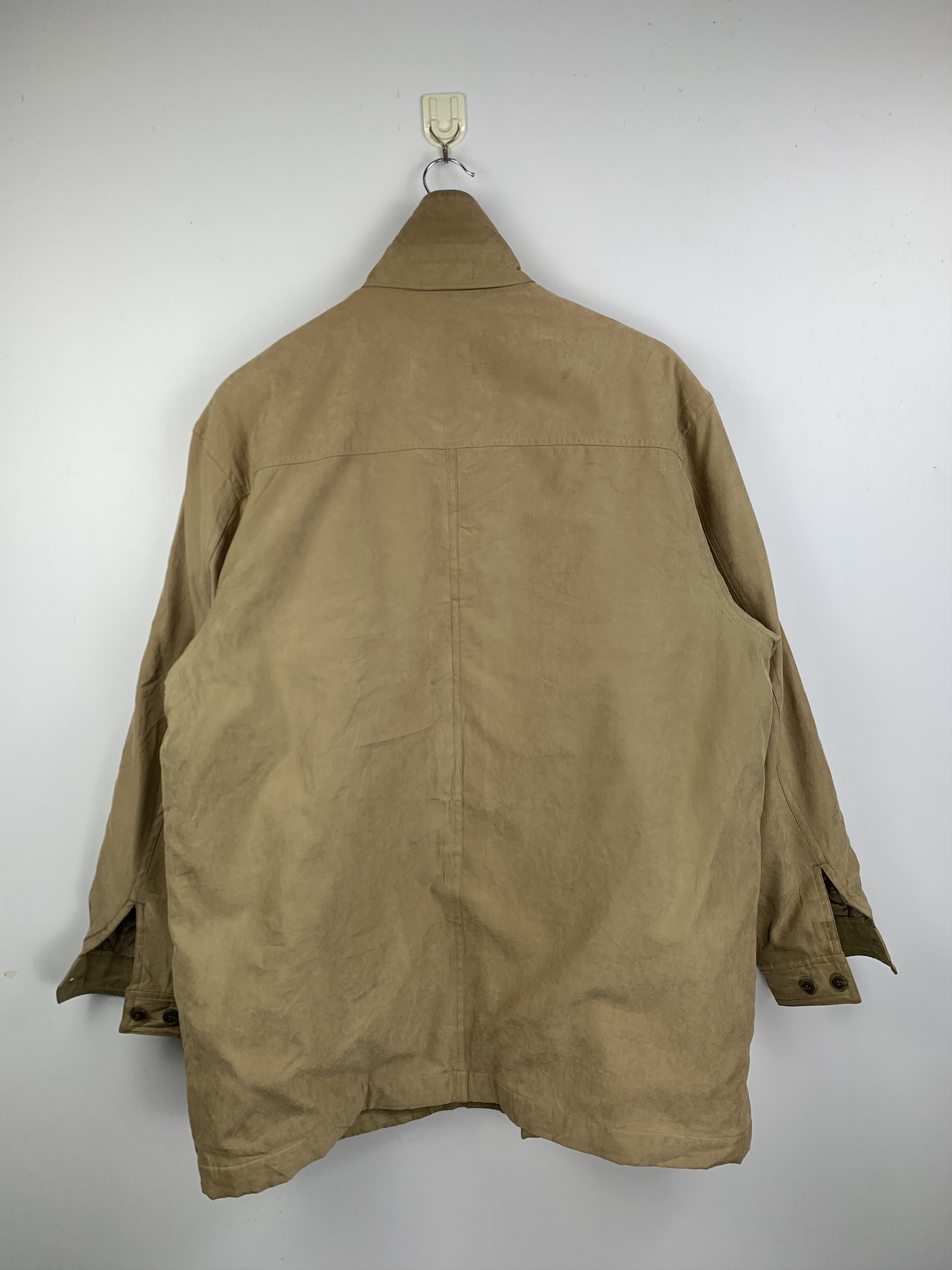 Japanese Brand Vintage Troy Bros Zip Up Cotton Canvas Long Jacket Size US M / EU 48-50 / 2 - 7 Thumbnail