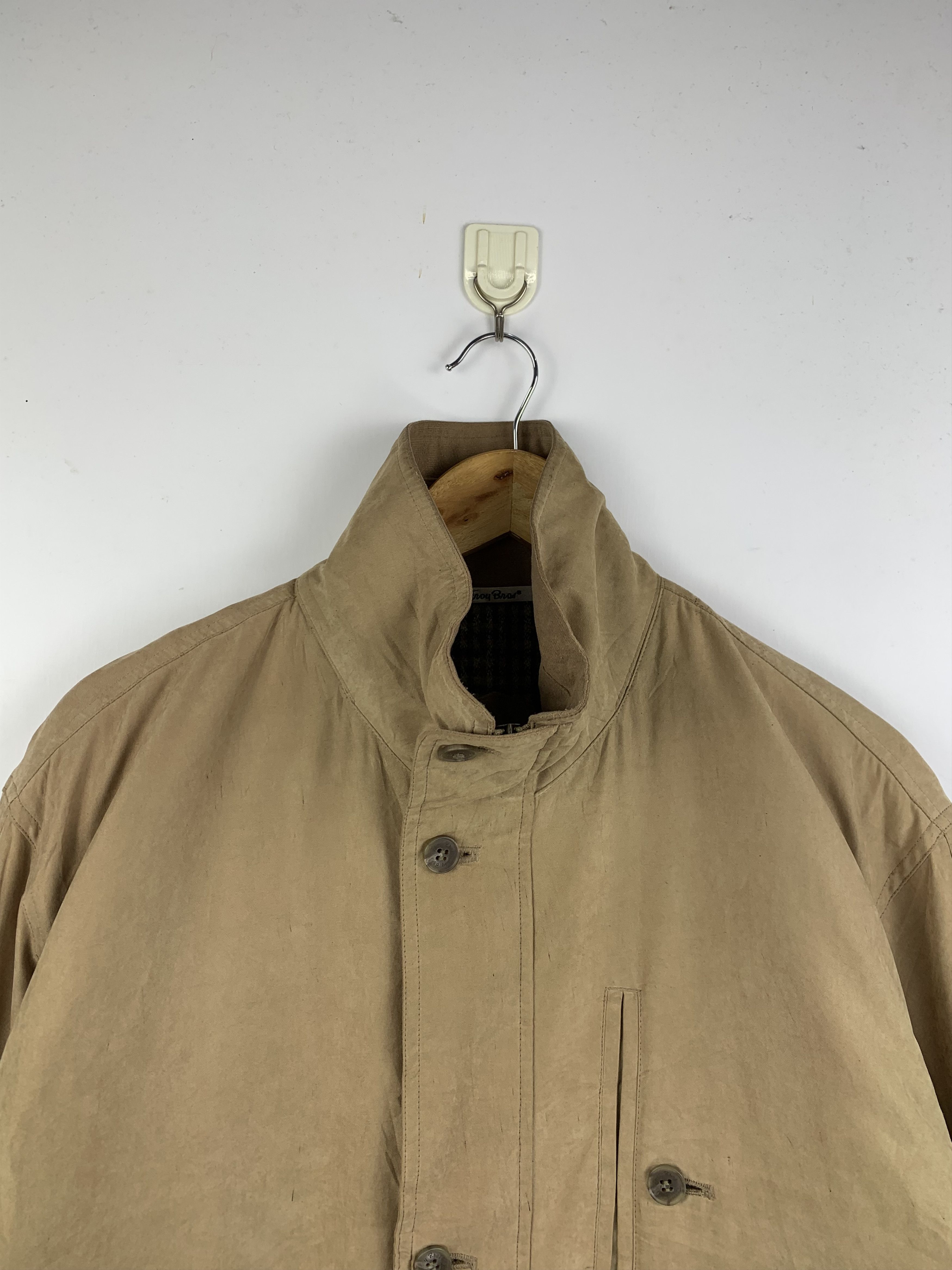 Japanese Brand Vintage Troy Bros Zip Up Cotton Canvas Long Jacket Size US M / EU 48-50 / 2 - 4 Thumbnail