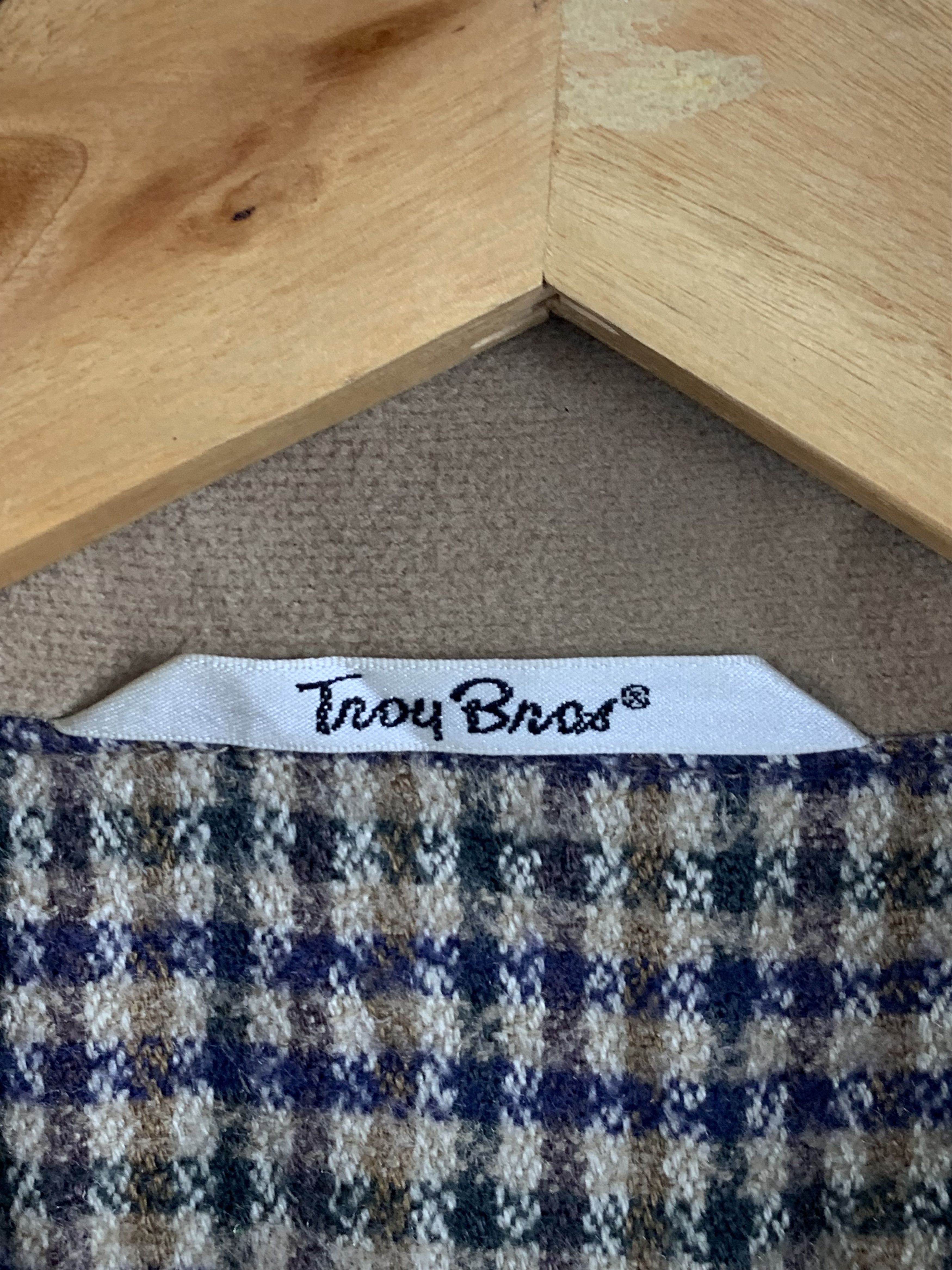 Japanese Brand Vintage Troy Bros Zip Up Cotton Canvas Long Jacket Size US M / EU 48-50 / 2 - 12 Thumbnail