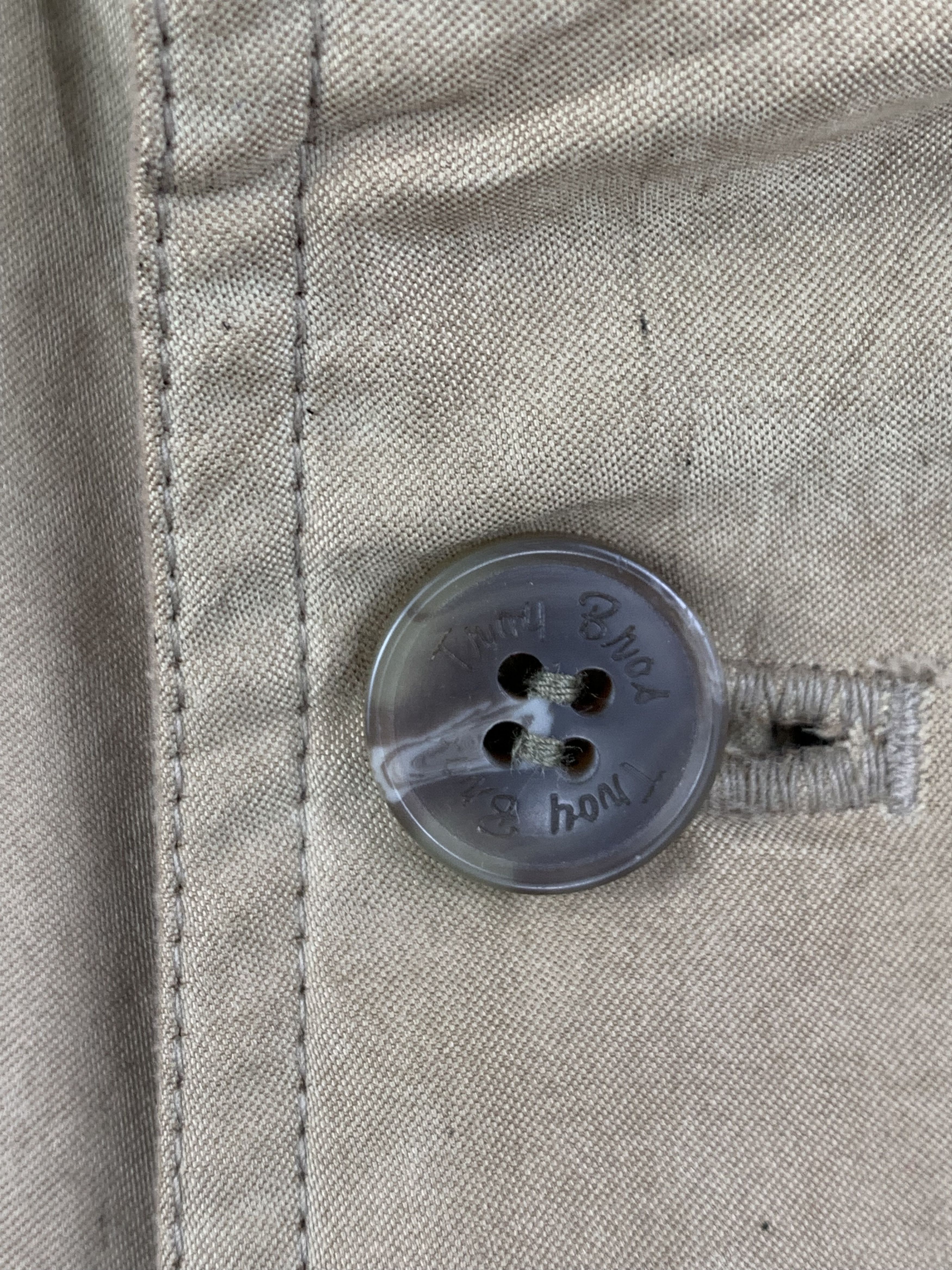 Japanese Brand Vintage Troy Bros Zip Up Cotton Canvas Long Jacket Size US M / EU 48-50 / 2 - 11 Thumbnail