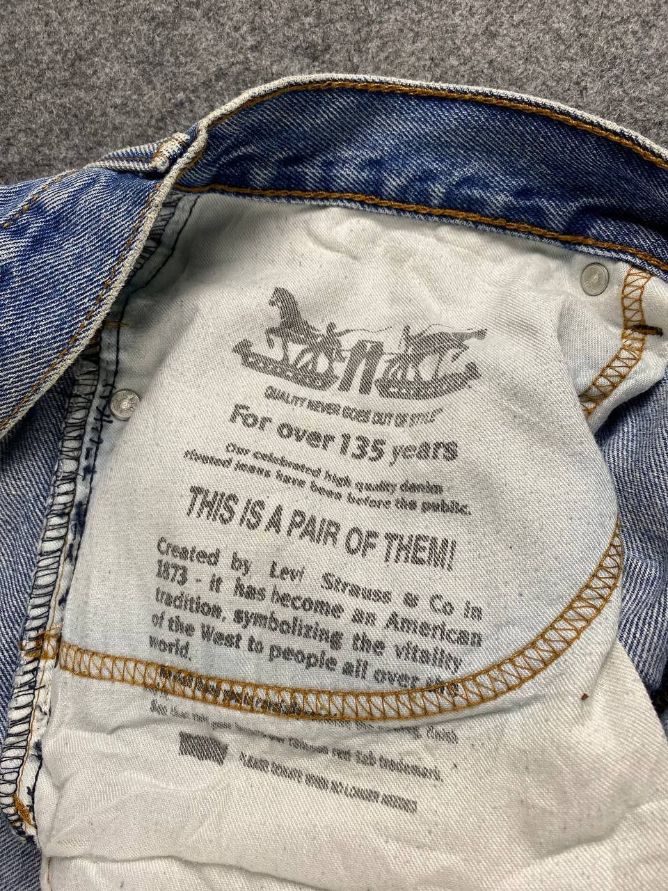 Levi's levis 550 regular fit distressed denim Size US 42 / EU 58 - 14 Thumbnail