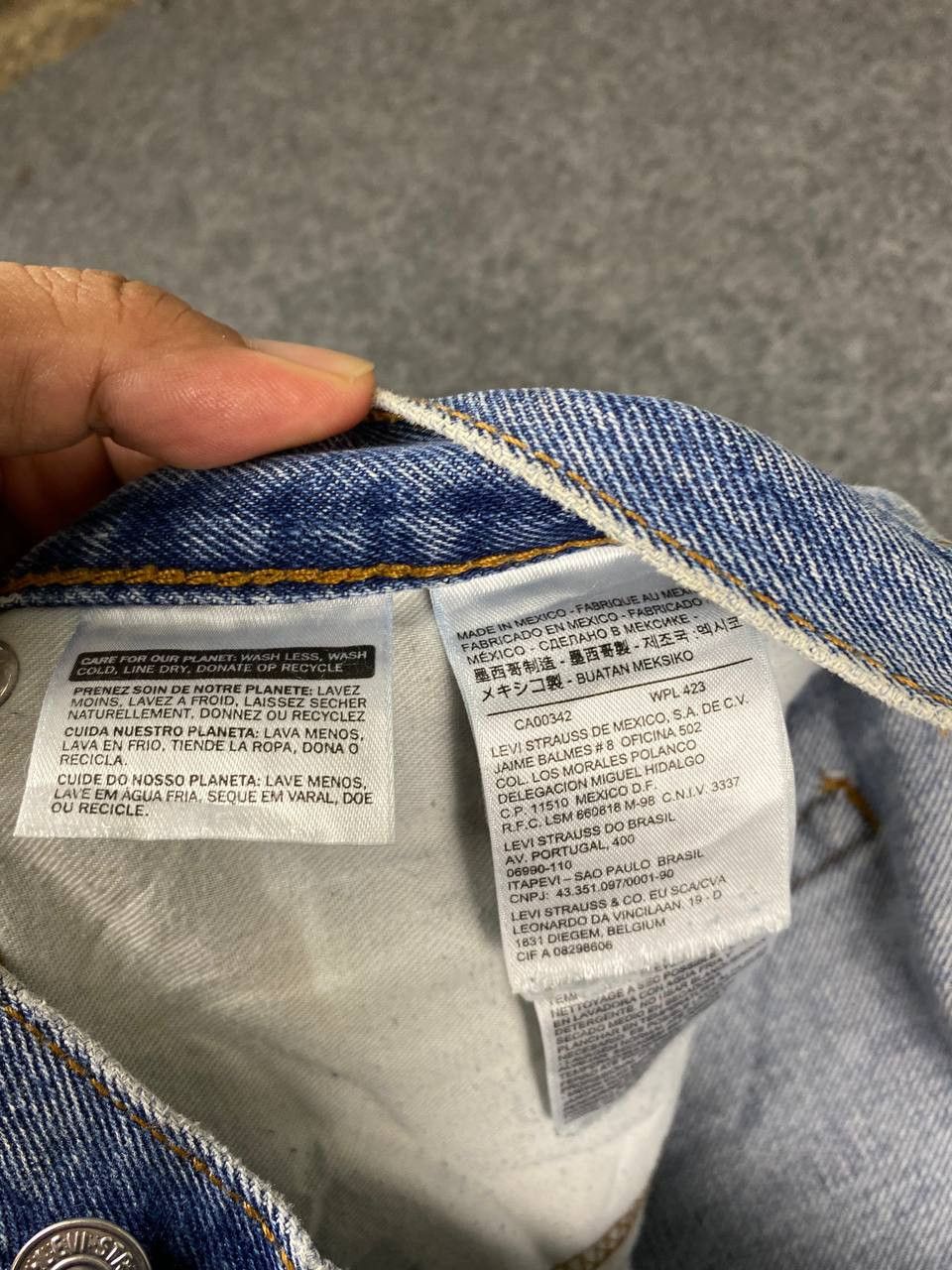 Levi's levis 550 regular fit distressed denim Size US 42 / EU 58 - 13 Thumbnail