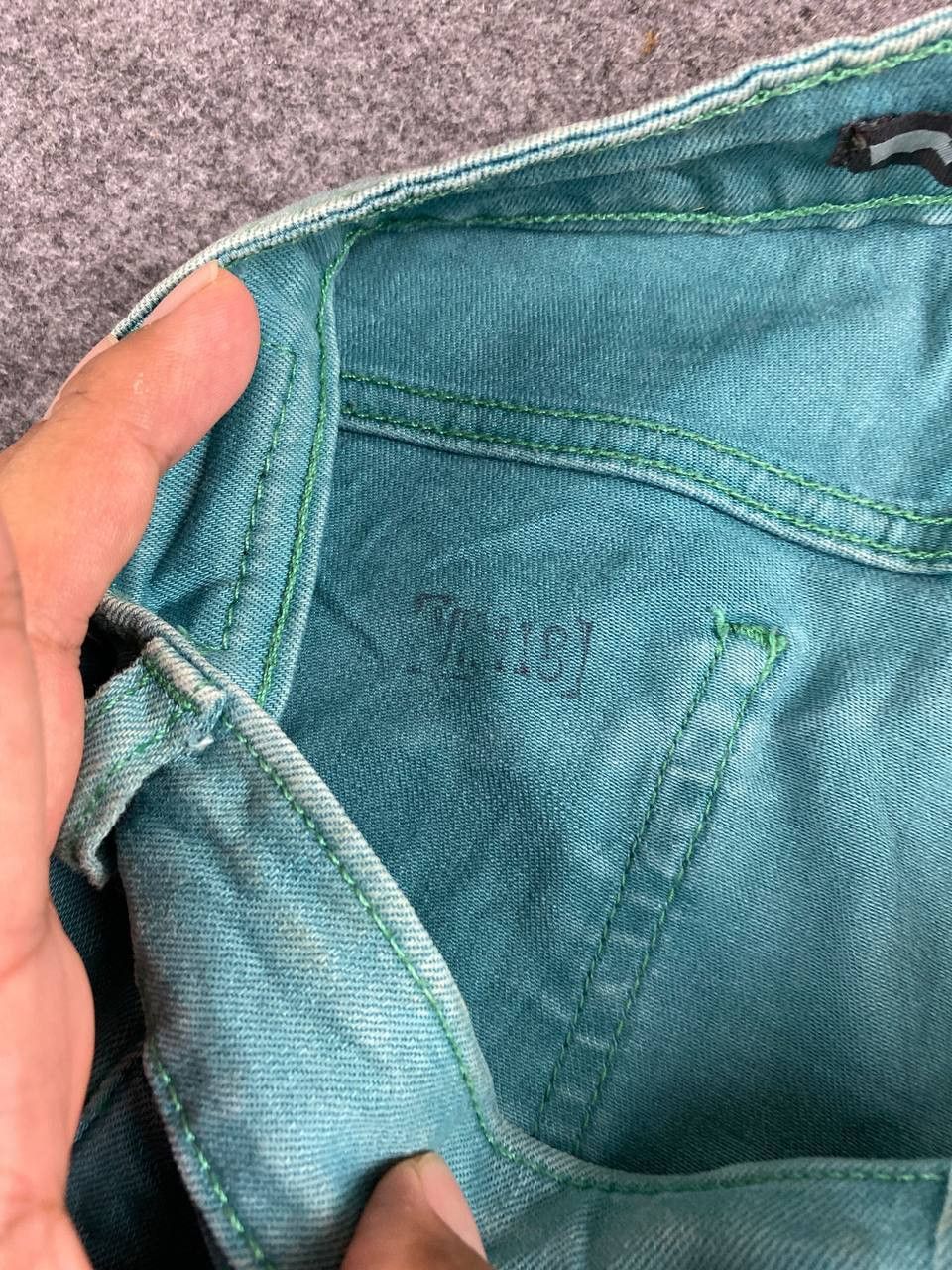 Levi's levis ladies legging green denim Size 34" / US 12 / IT 48 - 17 Thumbnail