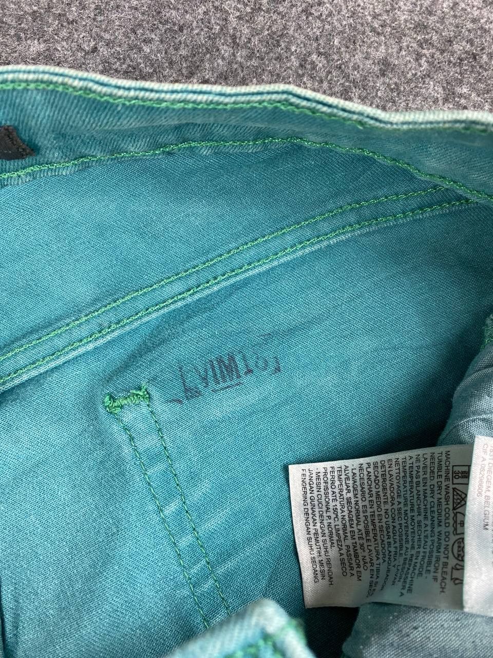 Levi's levis ladies legging green denim Size 34" / US 12 / IT 48 - 16 Thumbnail