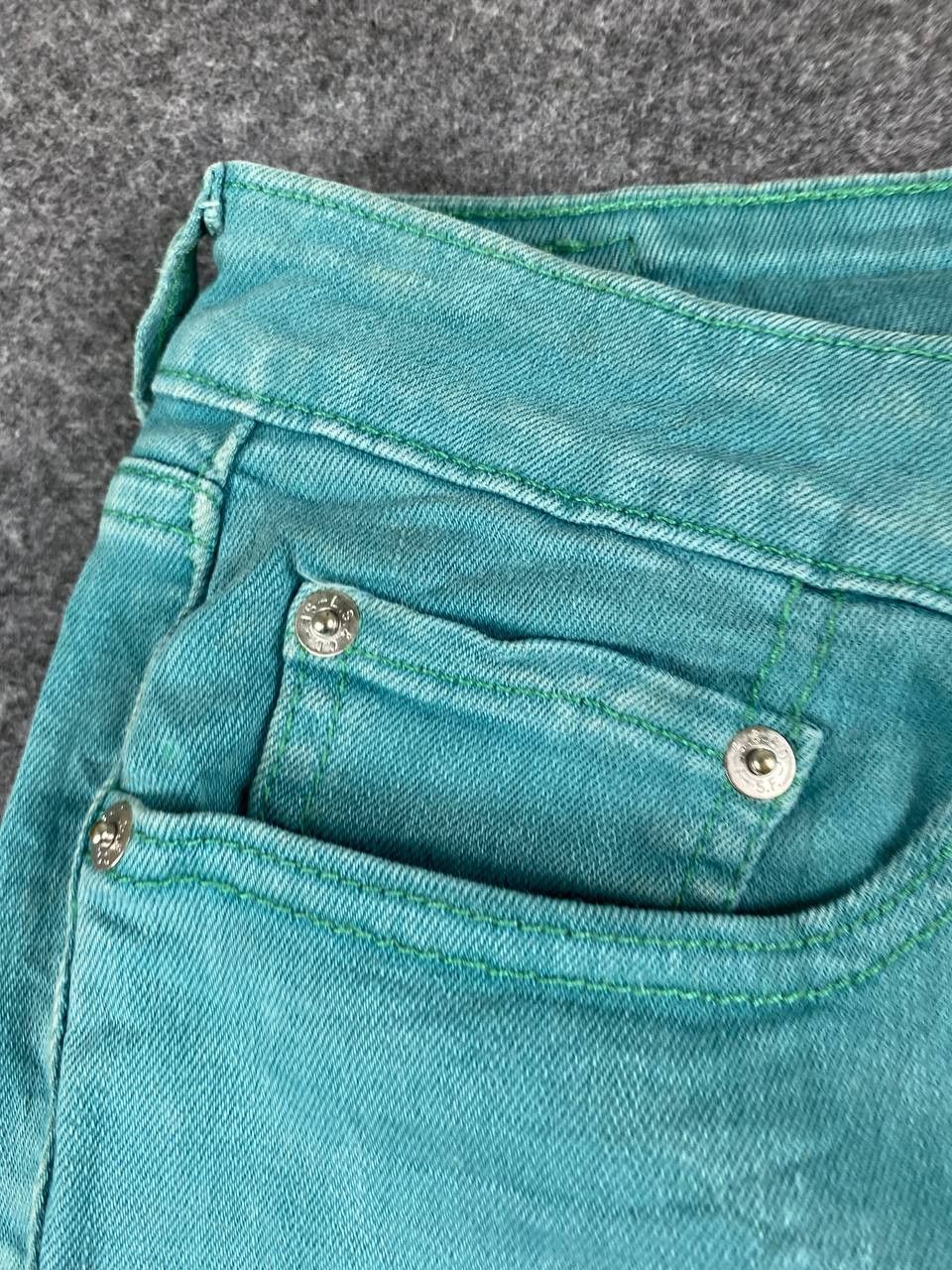 Levi's levis ladies legging green denim Size 34" / US 12 / IT 48 - 12 Thumbnail