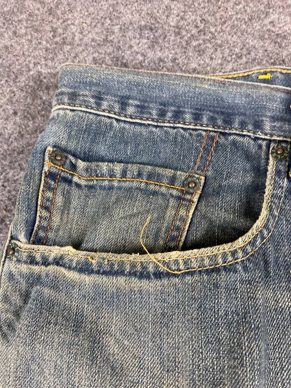 Levi's vintage levis 569 loose straight uneven faded denim Size US 42 / EU 58 - 11 Thumbnail