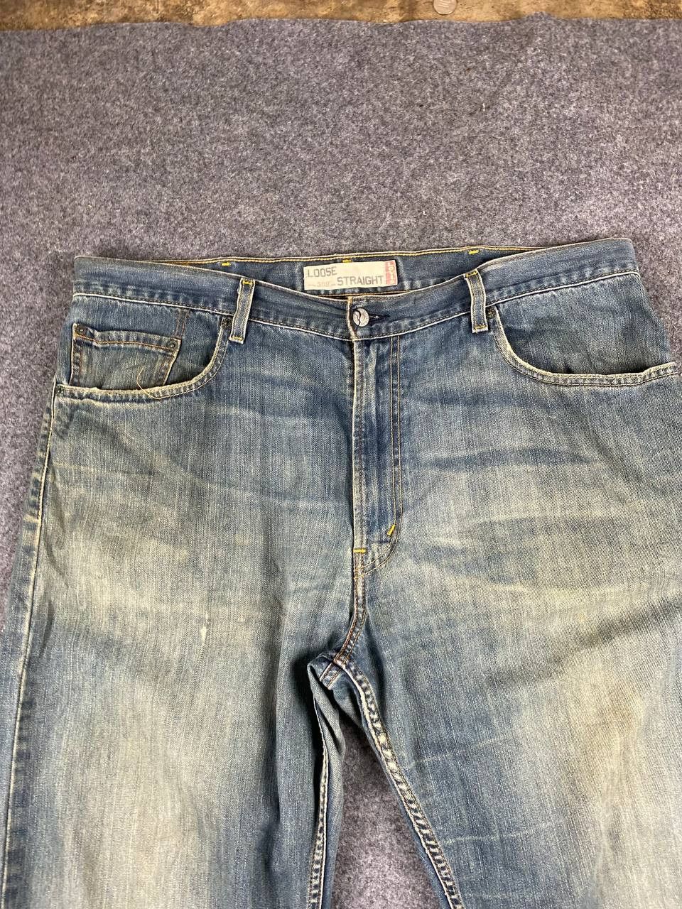 Levi's vintage levis 569 loose straight uneven faded denim Size US 42 / EU 58 - 9 Thumbnail