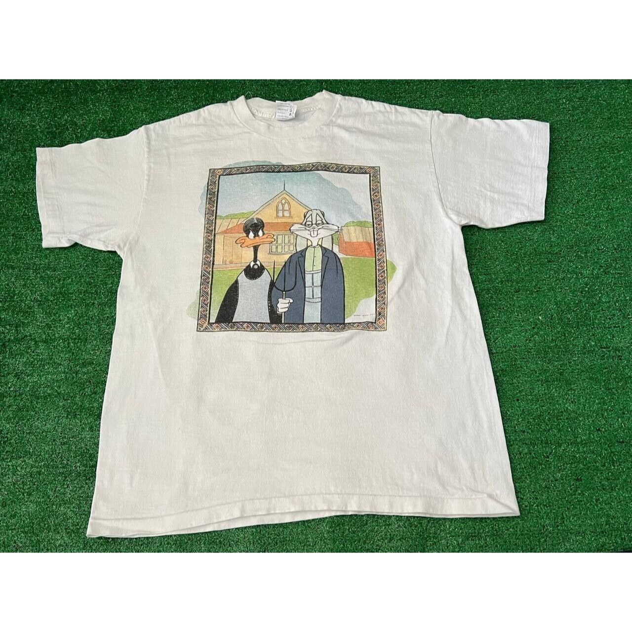 Large 1997 Looney Tunes American Gothic T-shirt