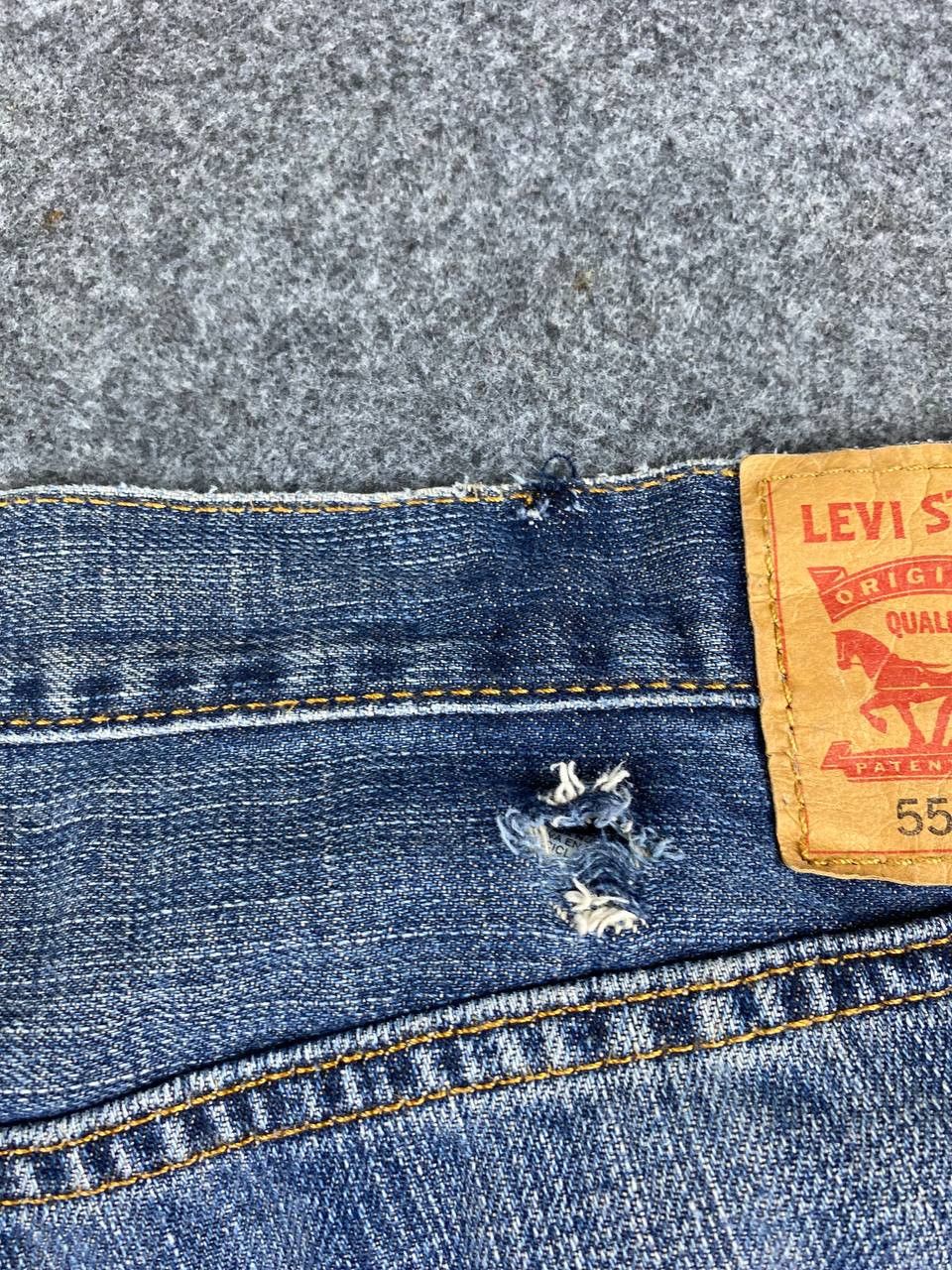 Levi's levis 559 relaxed straight distressed denim Size US 43 - 6 Thumbnail