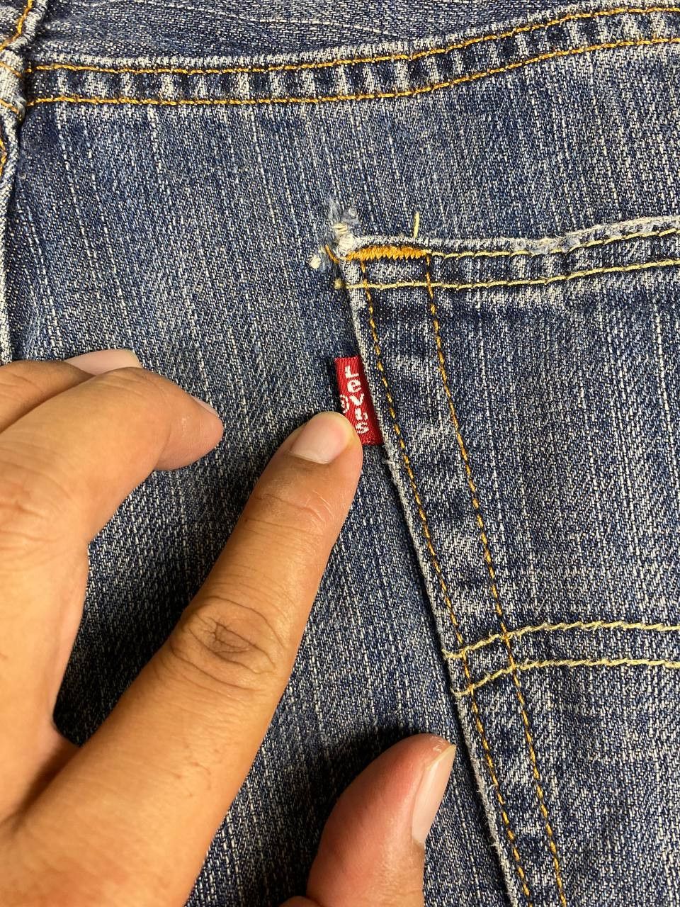 Levi's levis 559 relaxed straight distressed denim Size US 43 - 4 Thumbnail