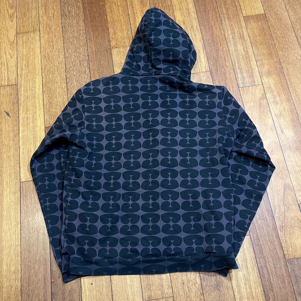 Vintage BLACK AND DARK BURGUNDY ANZEVINO AND FLORENCE HOODIE! Size US L / EU 52-54 / 3 - 6 Thumbnail
