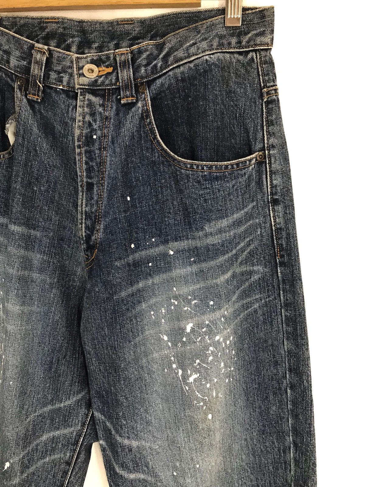 Kapital Vintage SEHM Japan Painted Denim Jeans Size US 32 / EU 48 - 4 Thumbnail