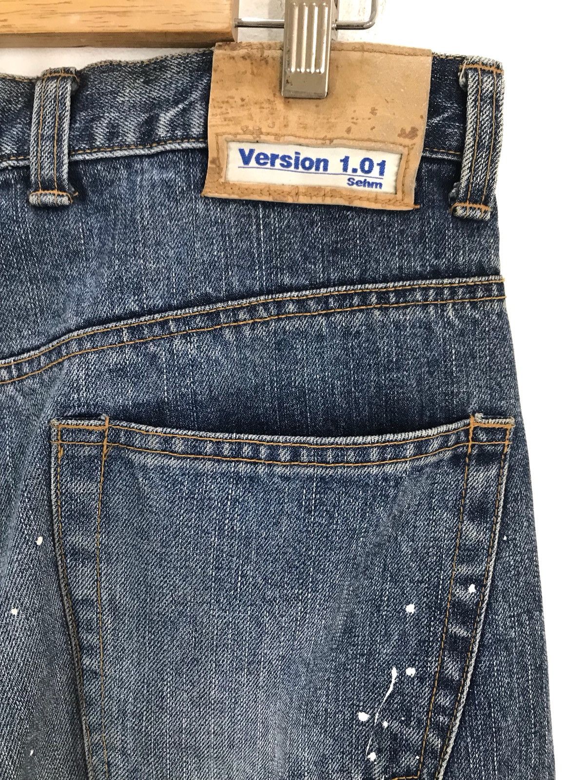 Kapital Vintage SEHM Japan Painted Denim Jeans Size US 32 / EU 48 - 12 Thumbnail