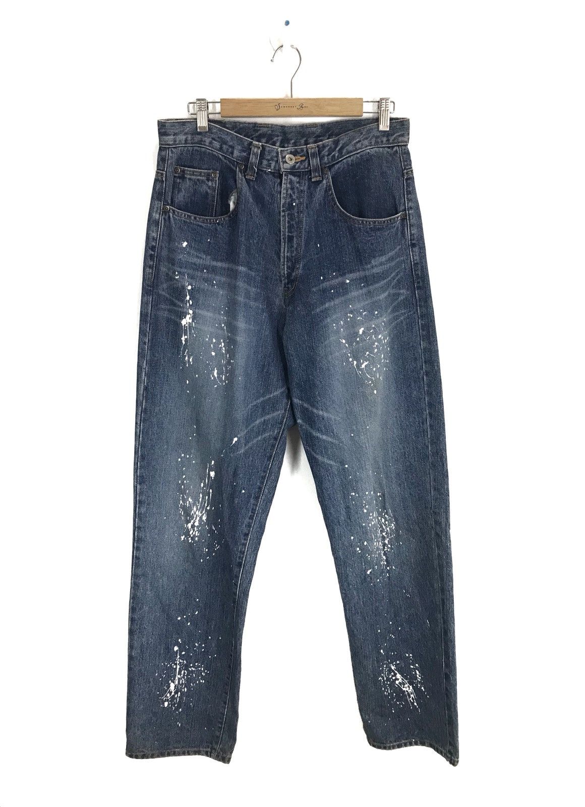 Kapital Vintage SEHM Japan Painted Denim Jeans Size US 32 / EU 48 - 1 Thumbnail