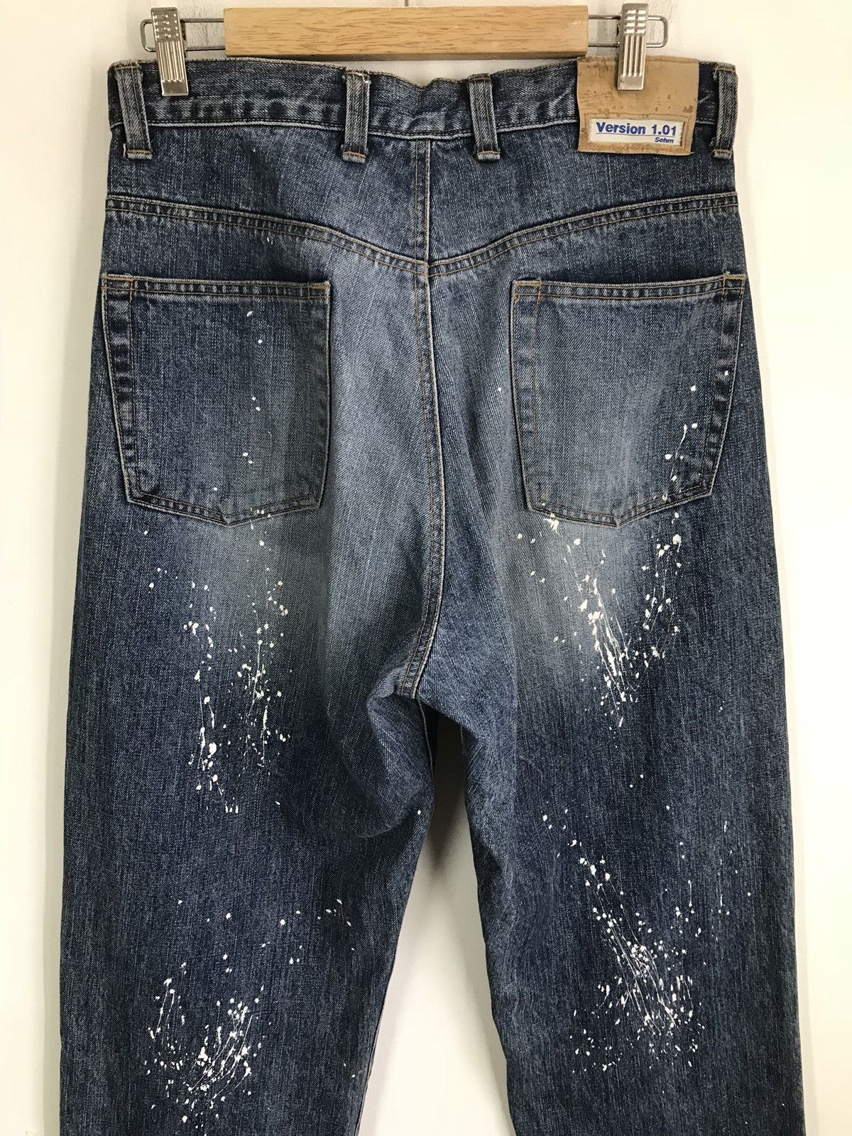 Kapital Vintage SEHM Japan Painted Denim Jeans Size US 32 / EU 48 - 9 Thumbnail